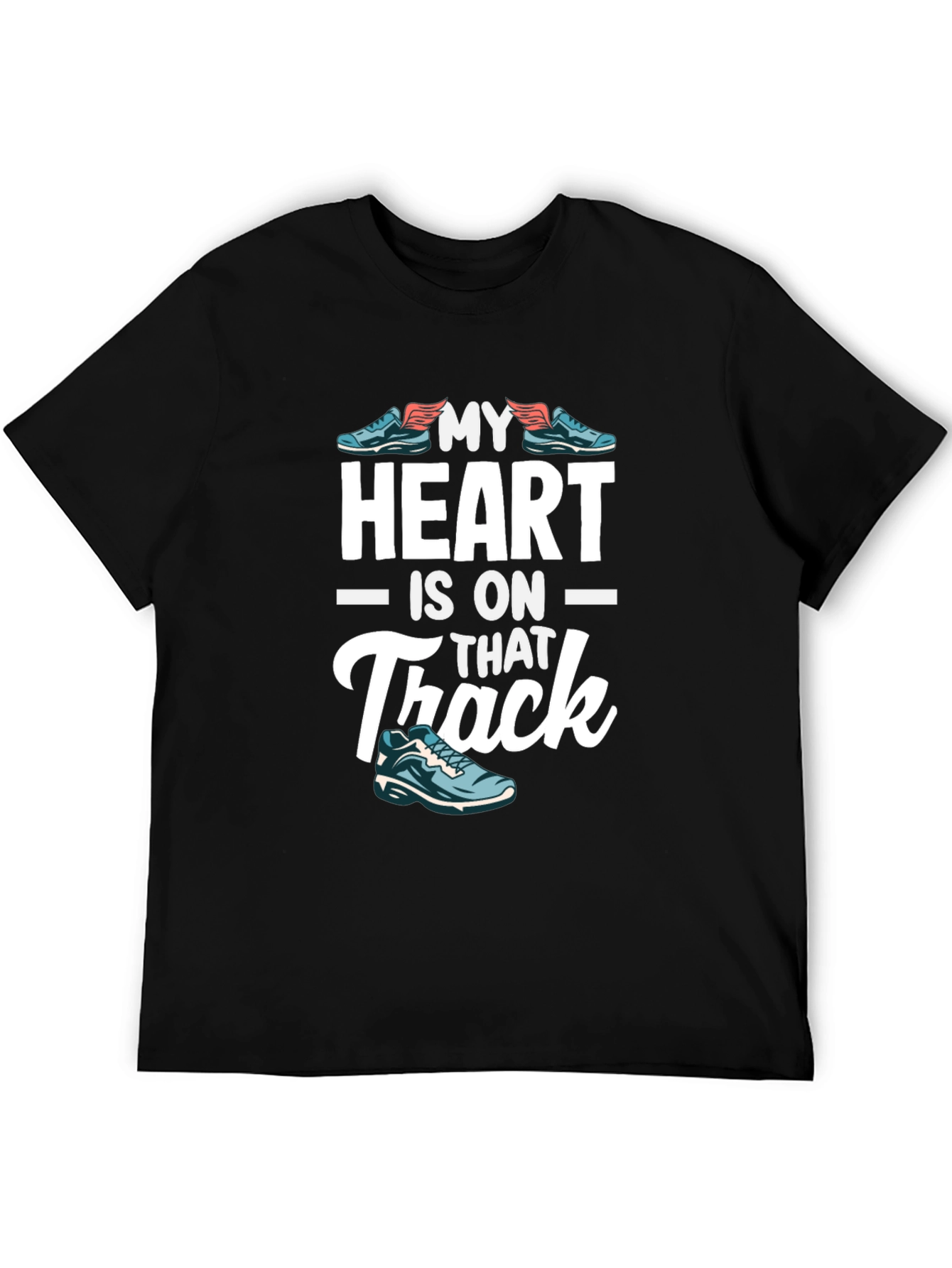 My Heart is on That Track Graphic T-Shirt