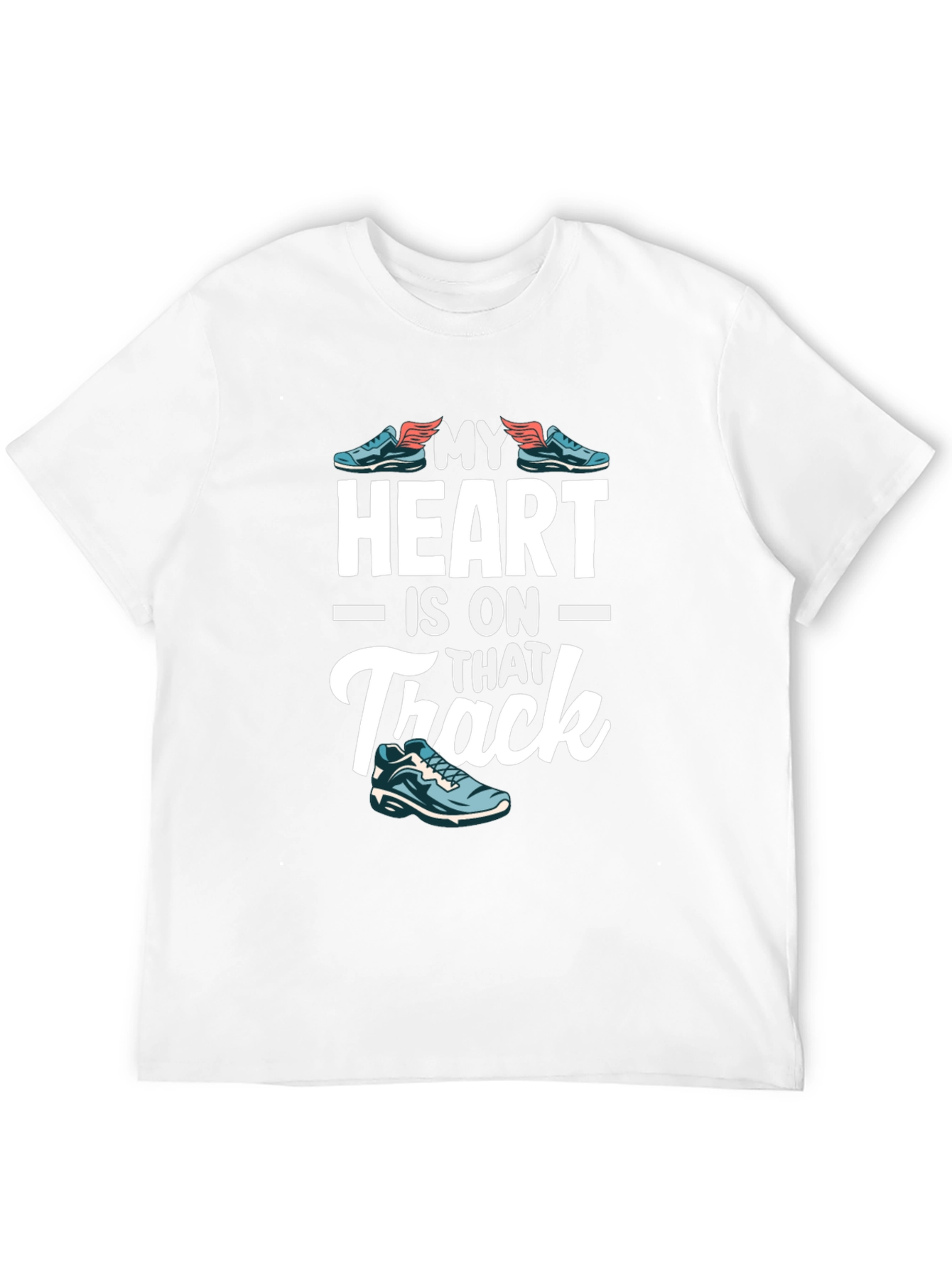 My Heart is on That Track Graphic T-Shirt