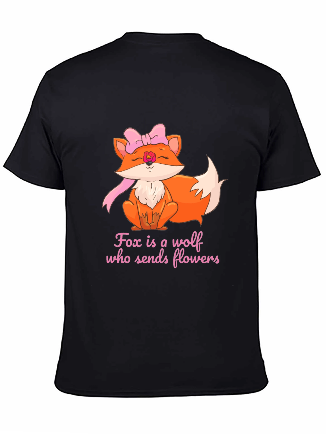 Fox Sends Flowers T-Shirt - Unique Graphic Tee