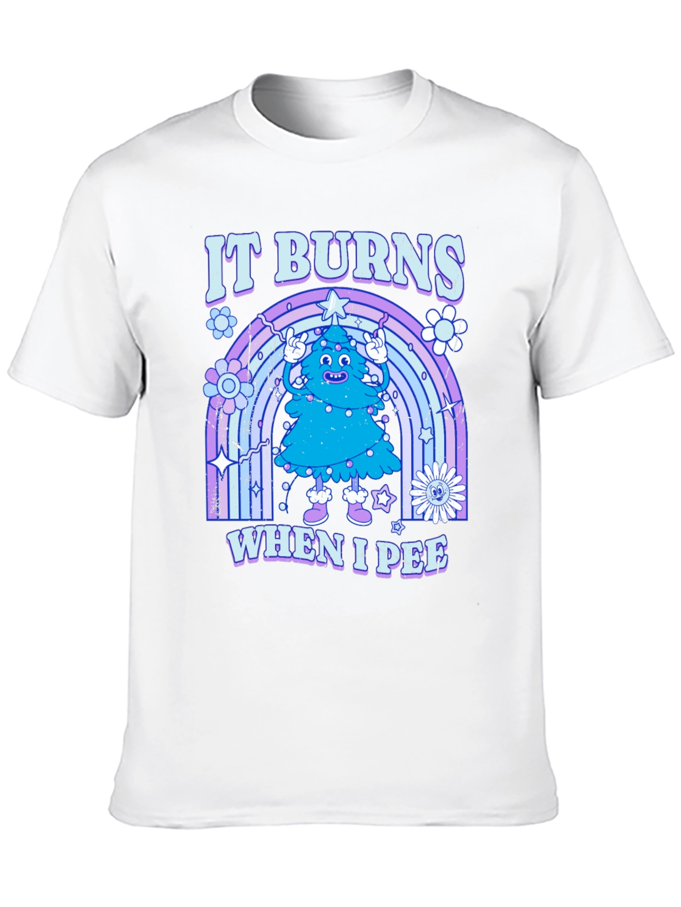 It Burns When I Pee Christmas Tree T-Shirt