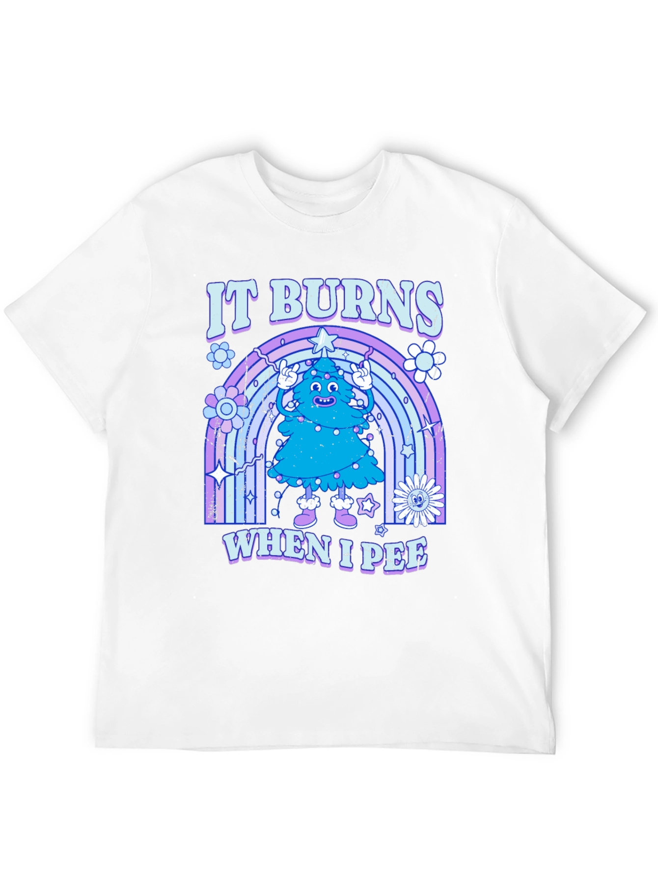 It Burns When I Pee Christmas Tree T-Shirt