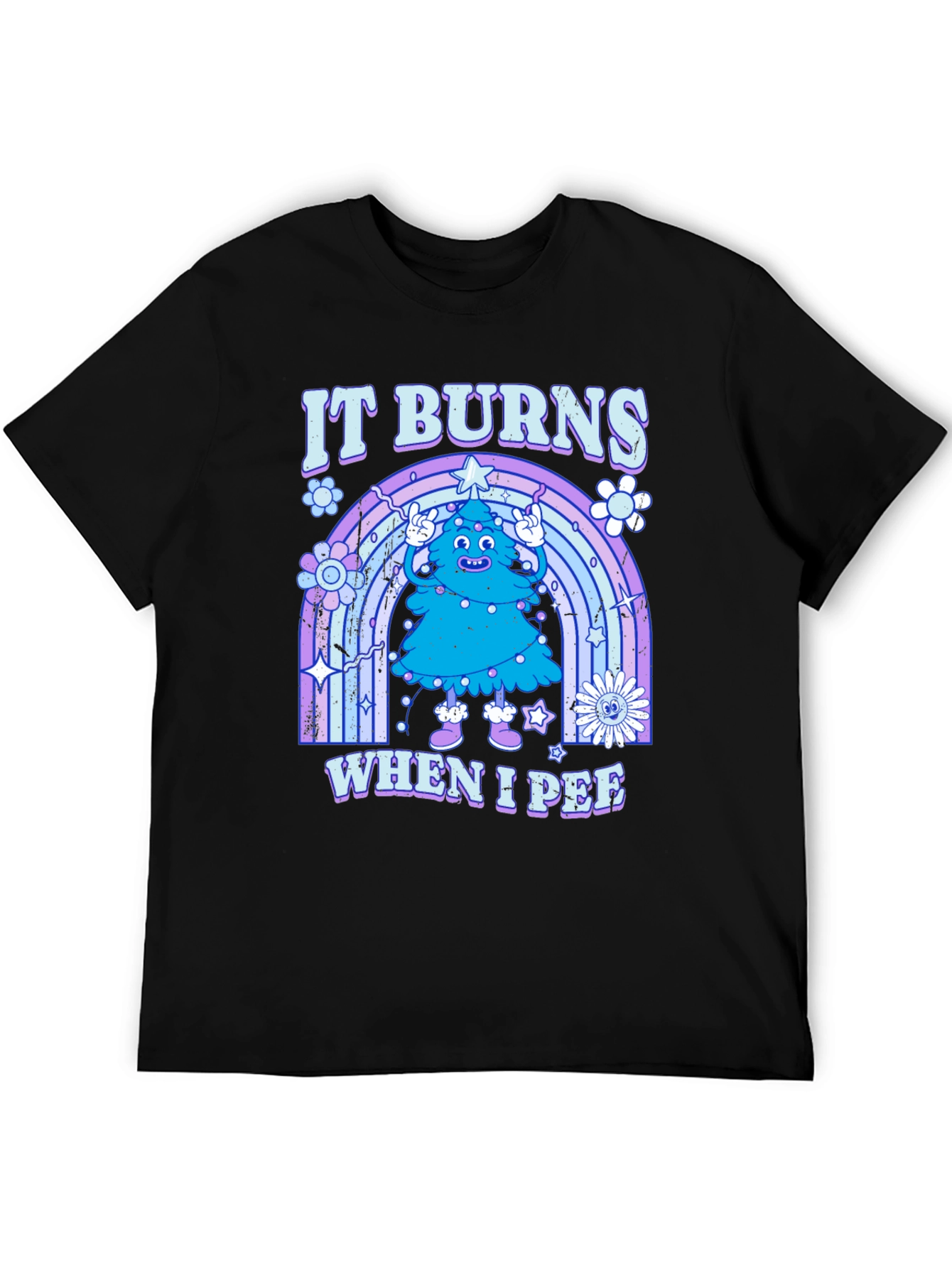 It Burns When I Pee Christmas Tree T-Shirt