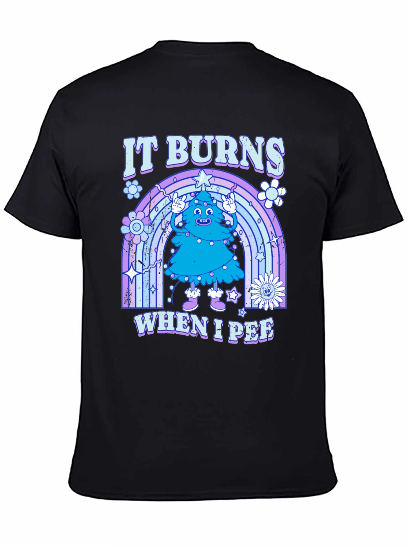 It Burns When I Pee Christmas Tree T-Shirt