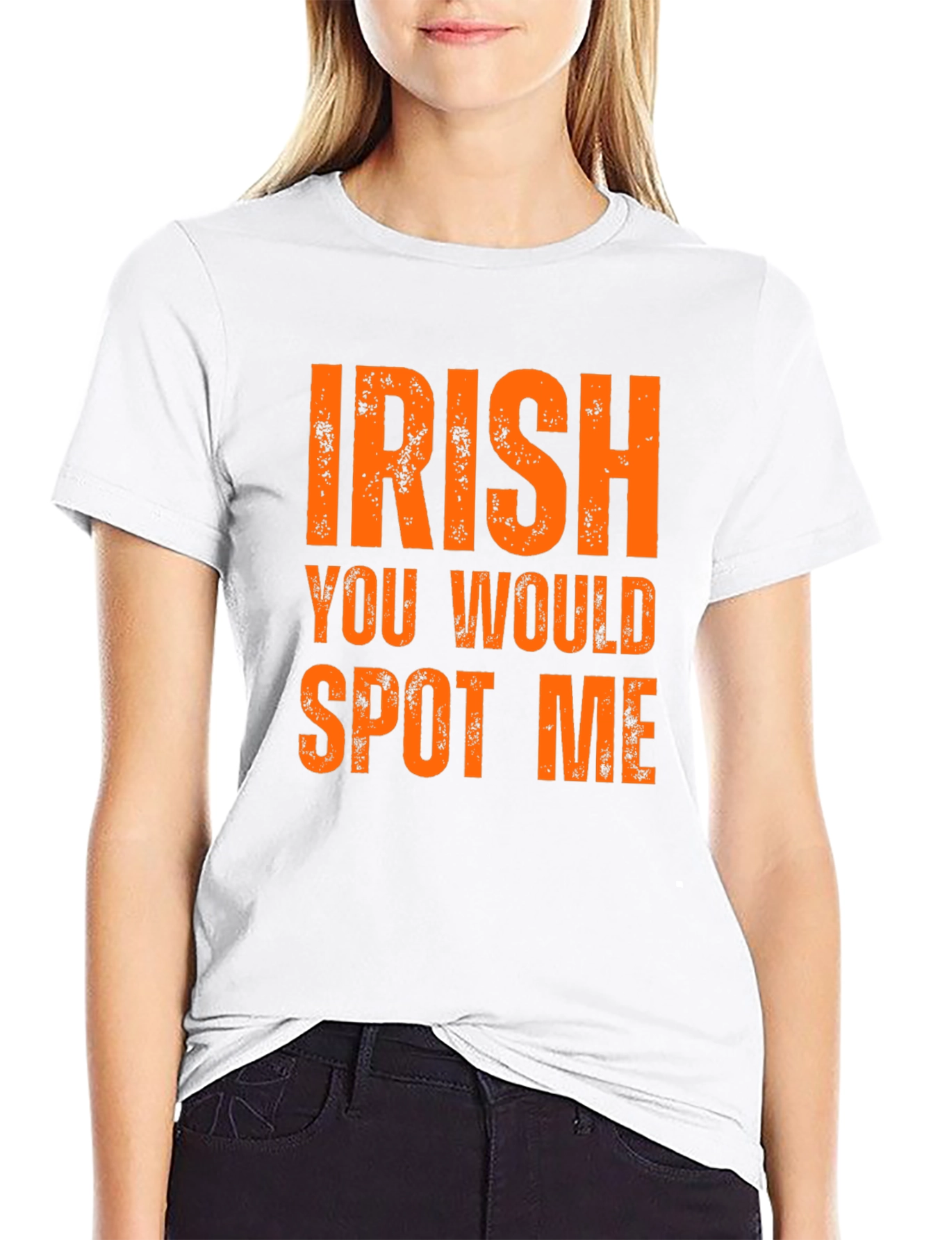 Irish You Would Spot Me Novelty Graphic T-Shirt