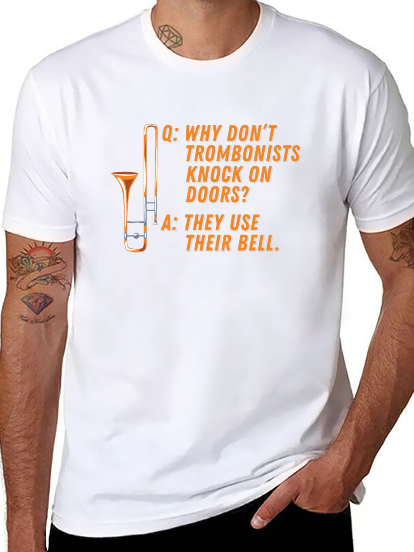 Trombonist Joke T-Shirt - Funny Music Tee