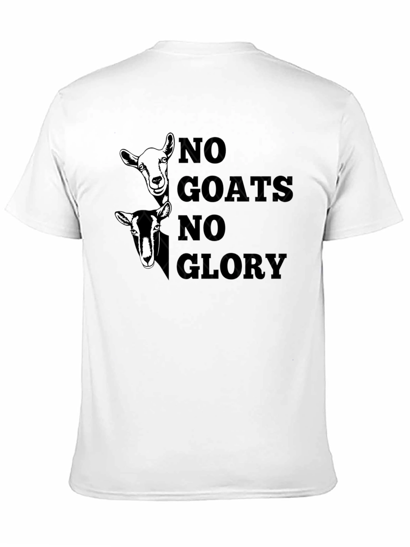 No Goats No Glory Graphic Tee - Black