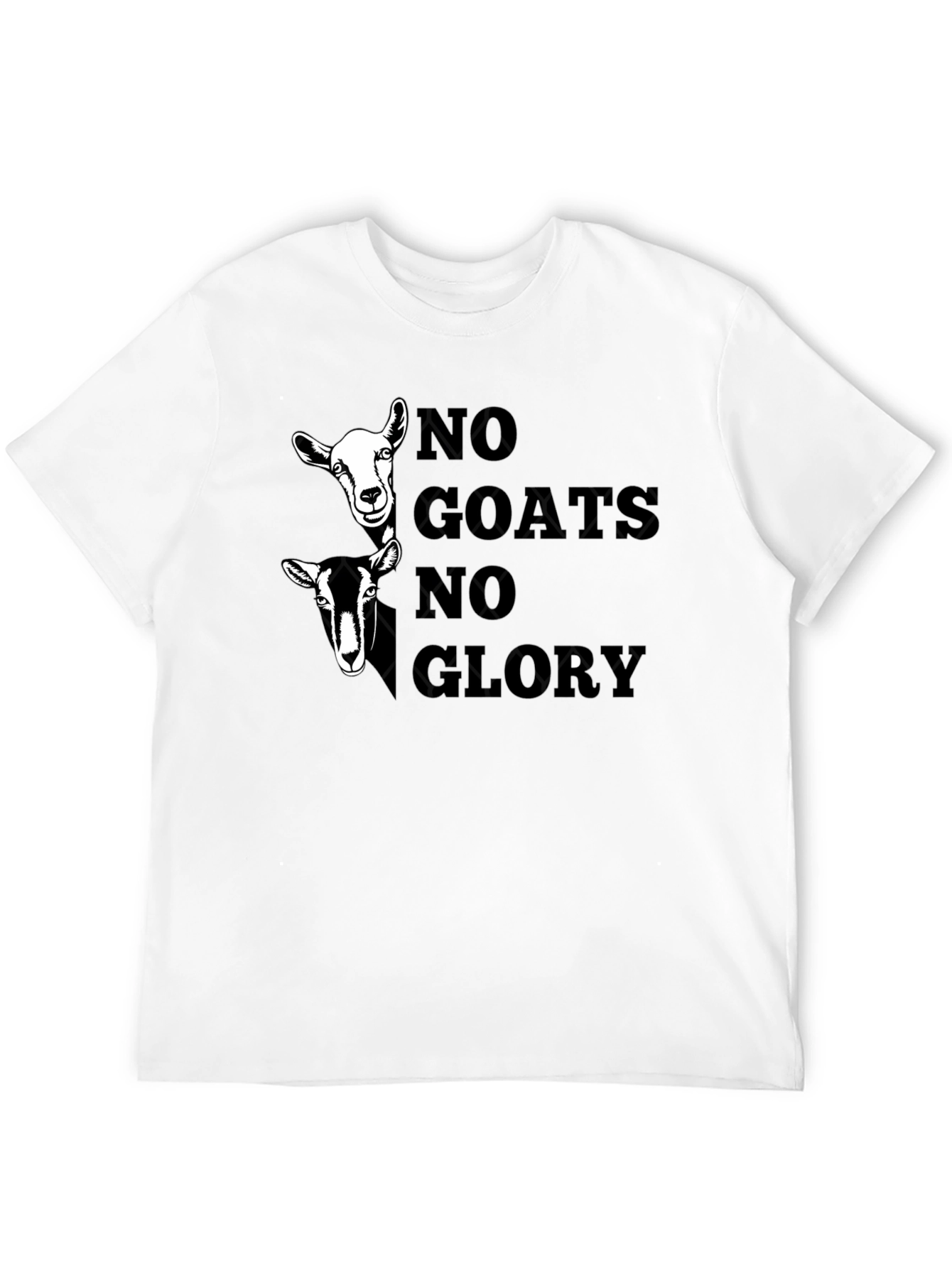 No Goats No Glory Graphic Tee - Black