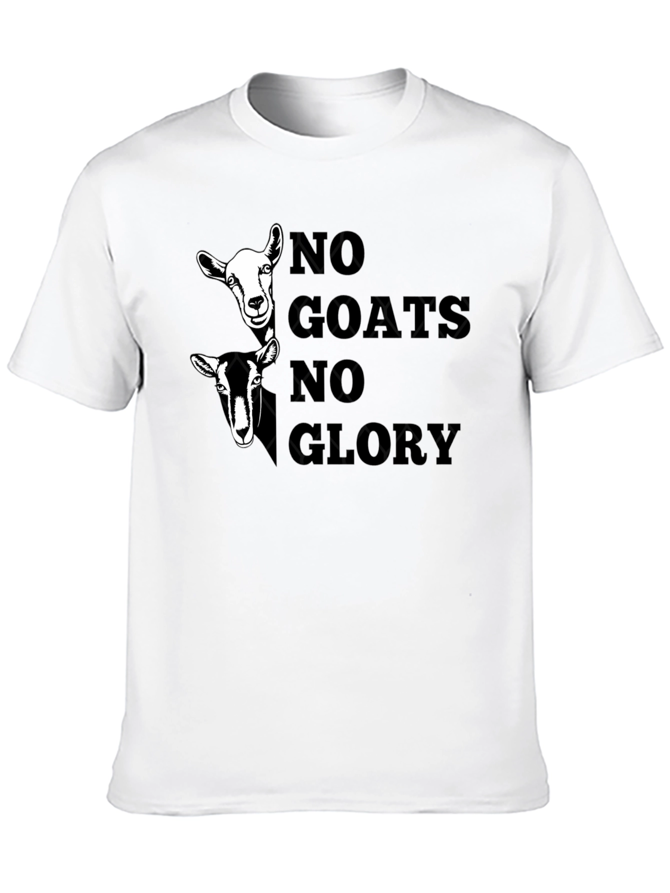 No Goats No Glory Graphic Tee - Black