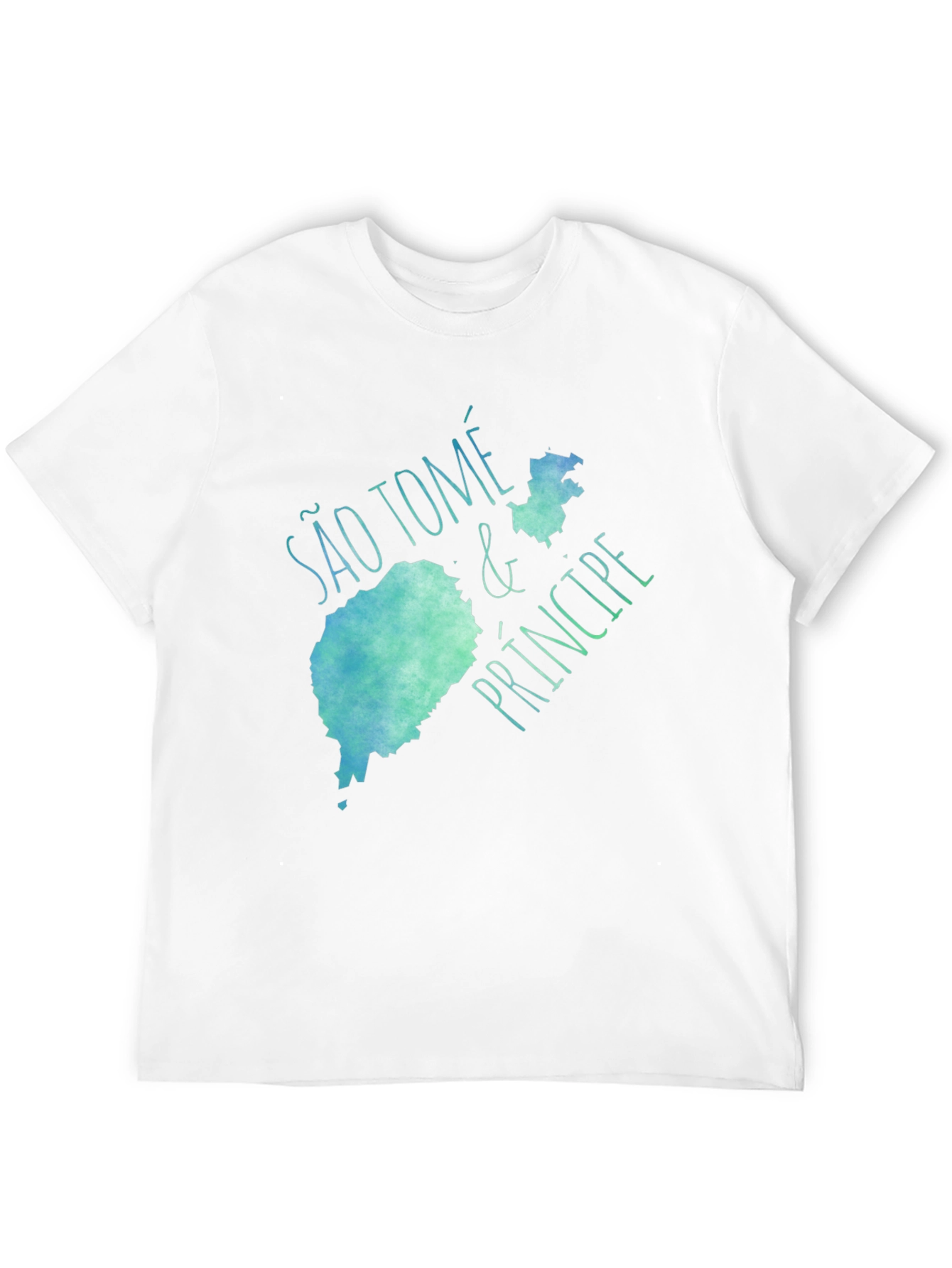 São Tomé & Príncipe Map T-Shirt