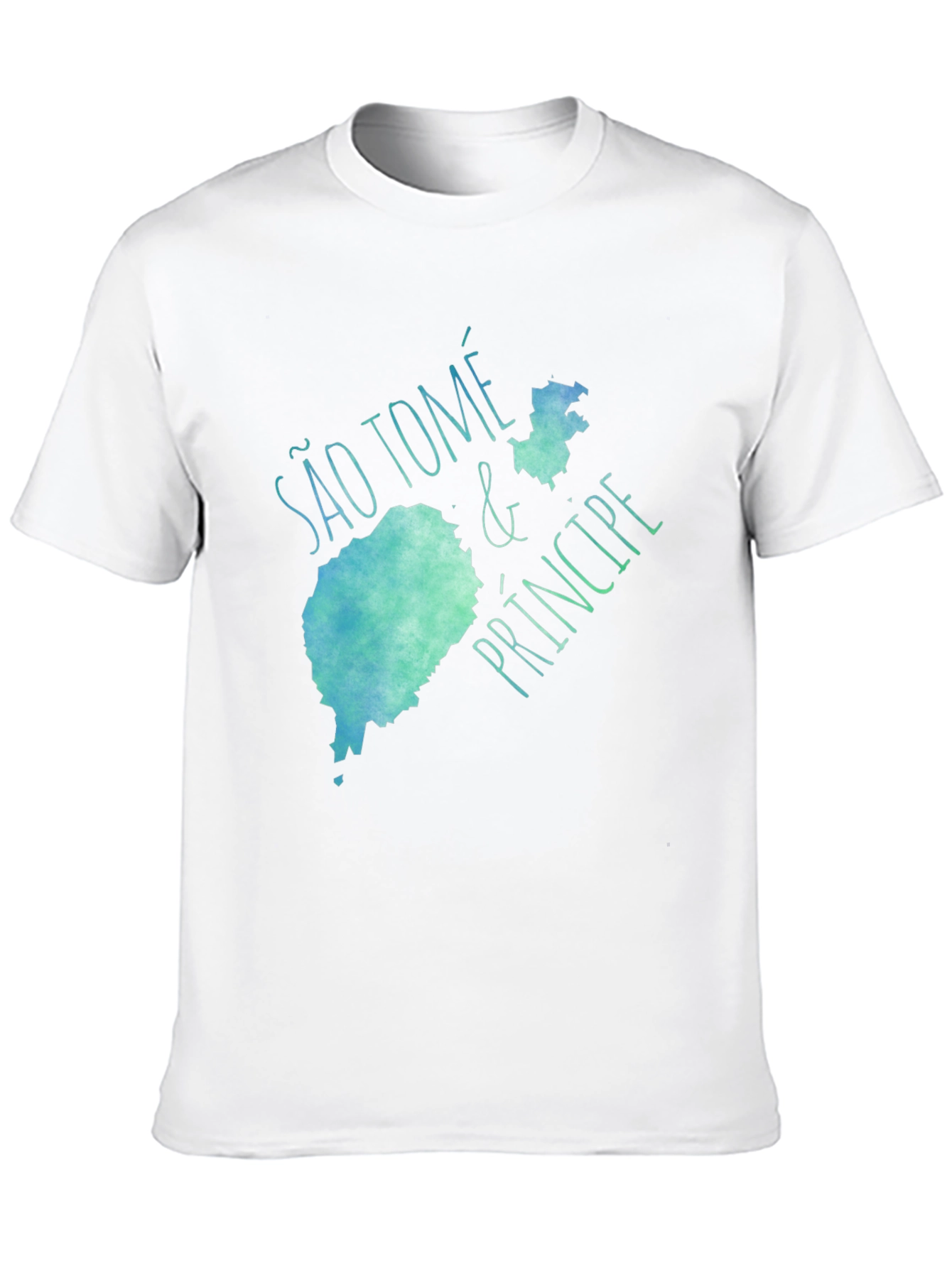 São Tomé & Príncipe Map T-Shirt