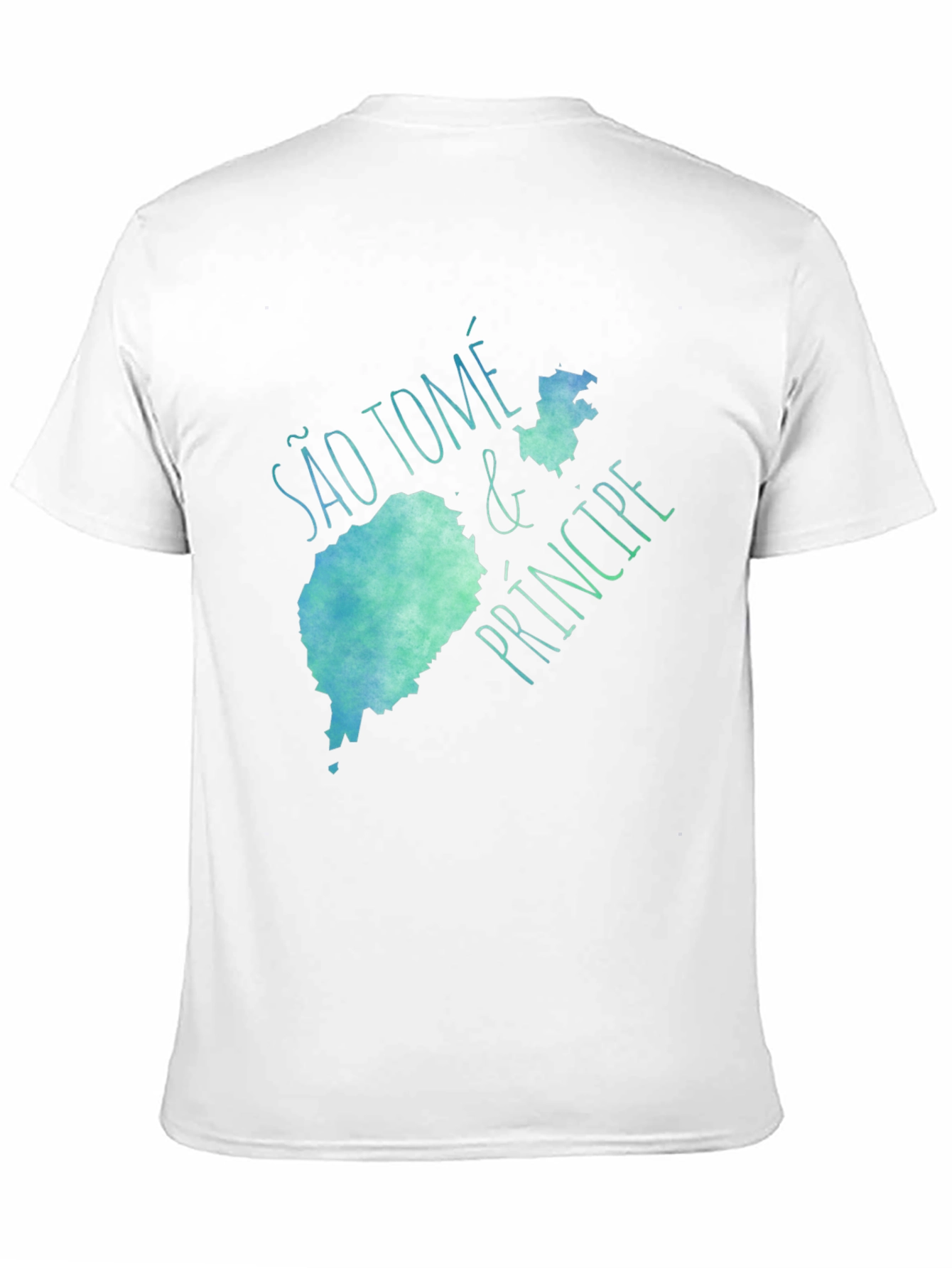 São Tomé & Príncipe Map T-Shirt
