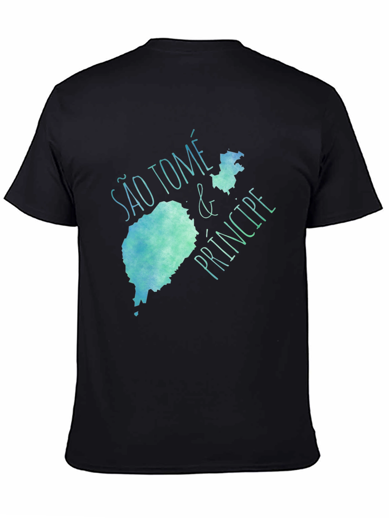 São Tomé & Príncipe Map T-Shirt