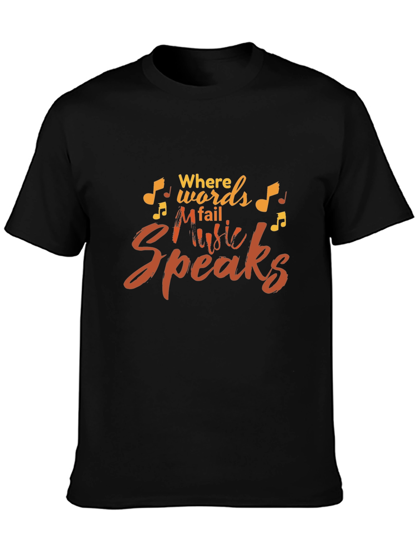 Music Speaks Graphic T-Shirt