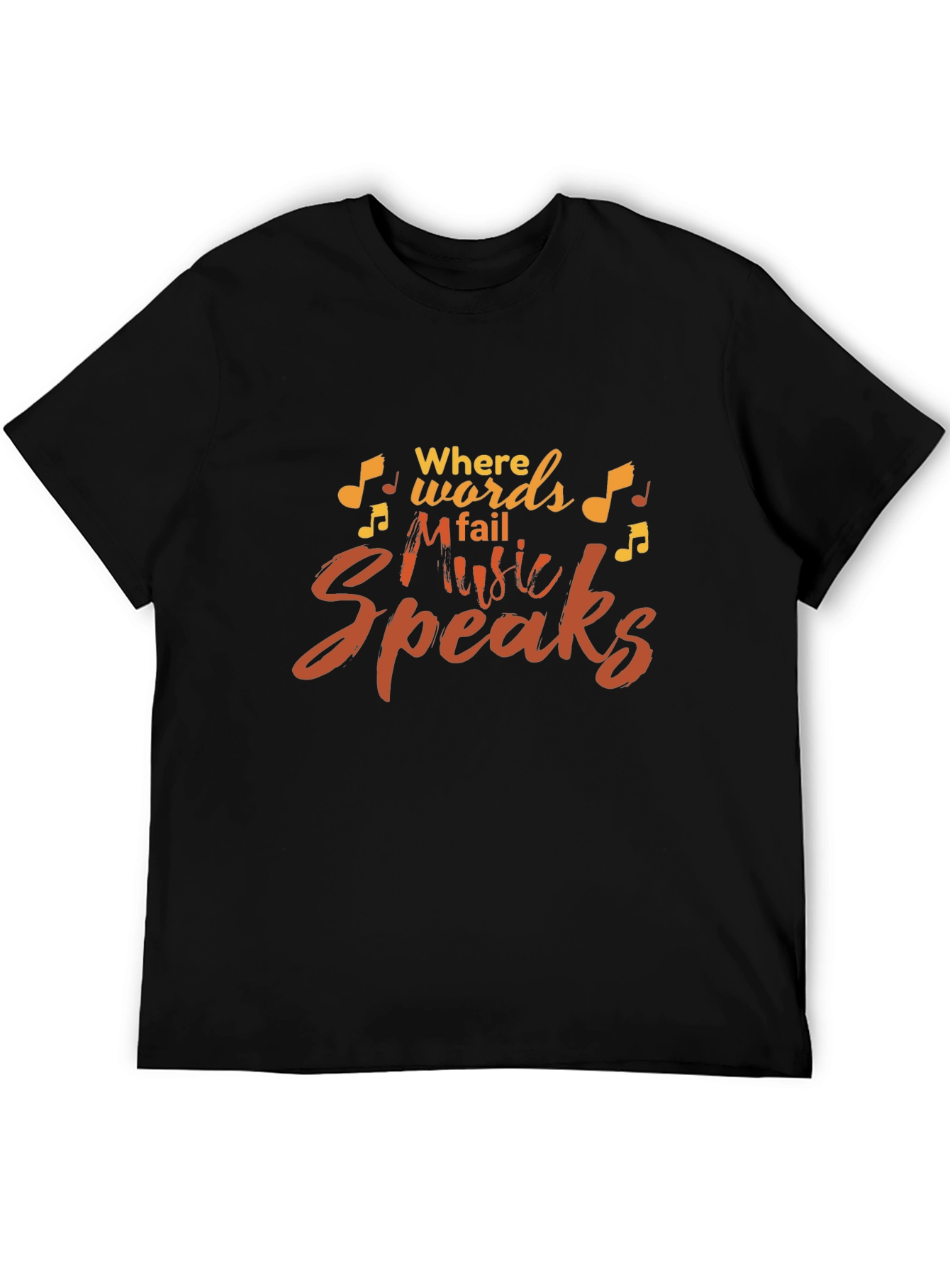 Music Speaks Graphic T-Shirt