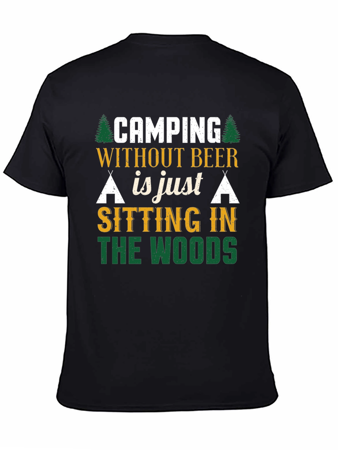 Camping Without Beer T-Shirt - Funny Outdoor Tee