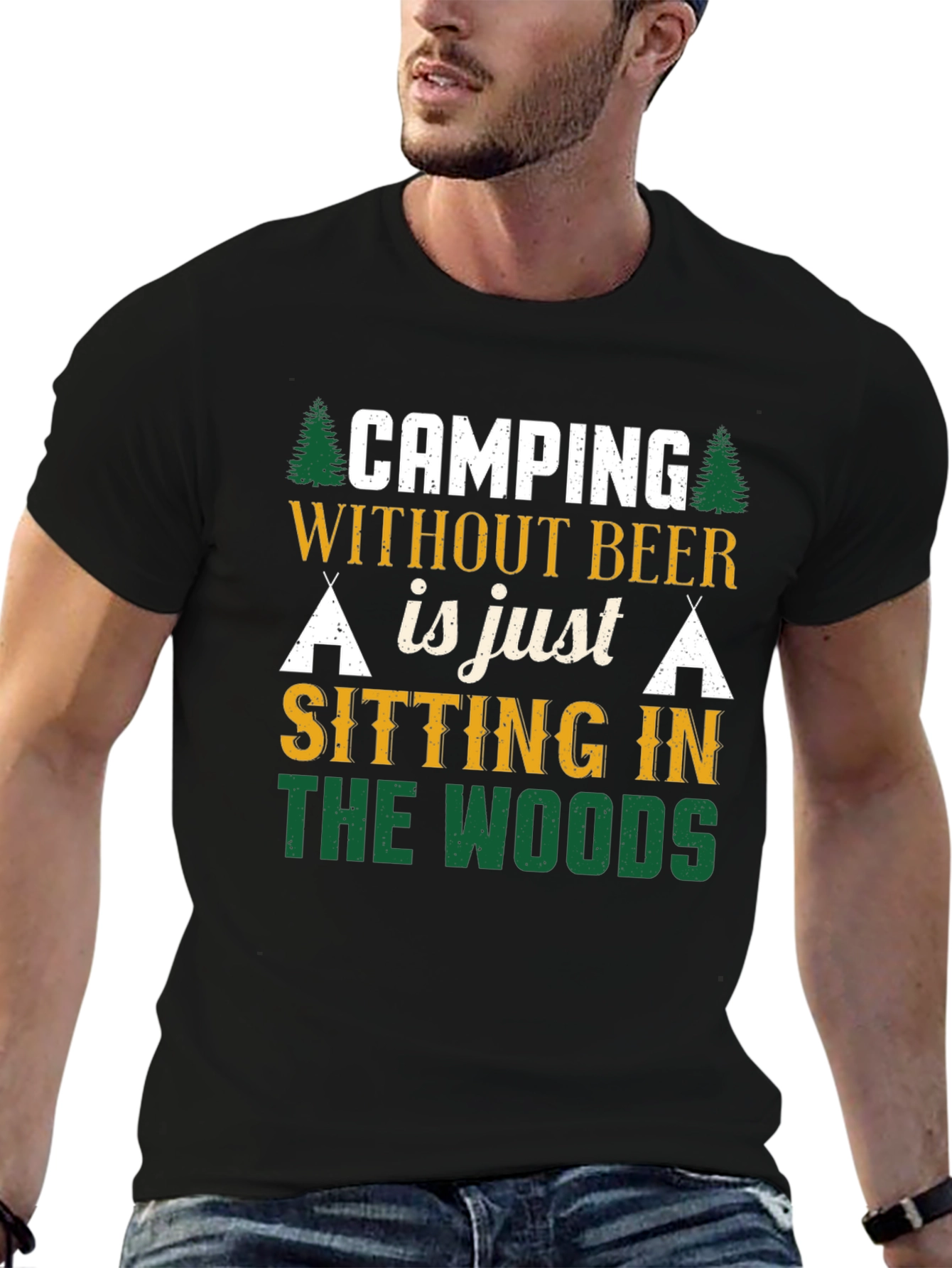 Camping Without Beer T-Shirt - Funny Outdoor Tee