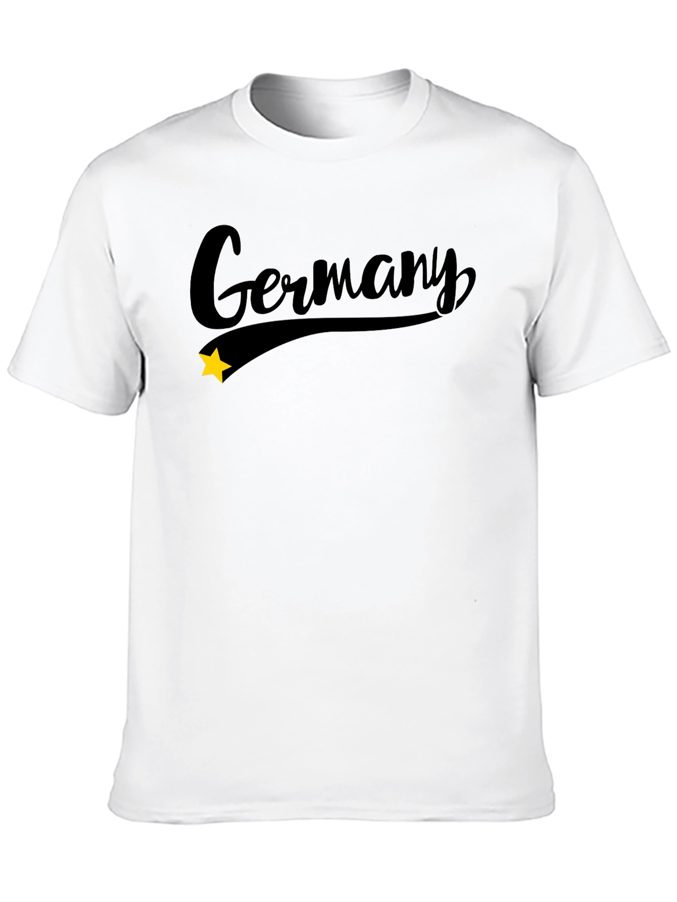 Germany Script Black T-Shirt