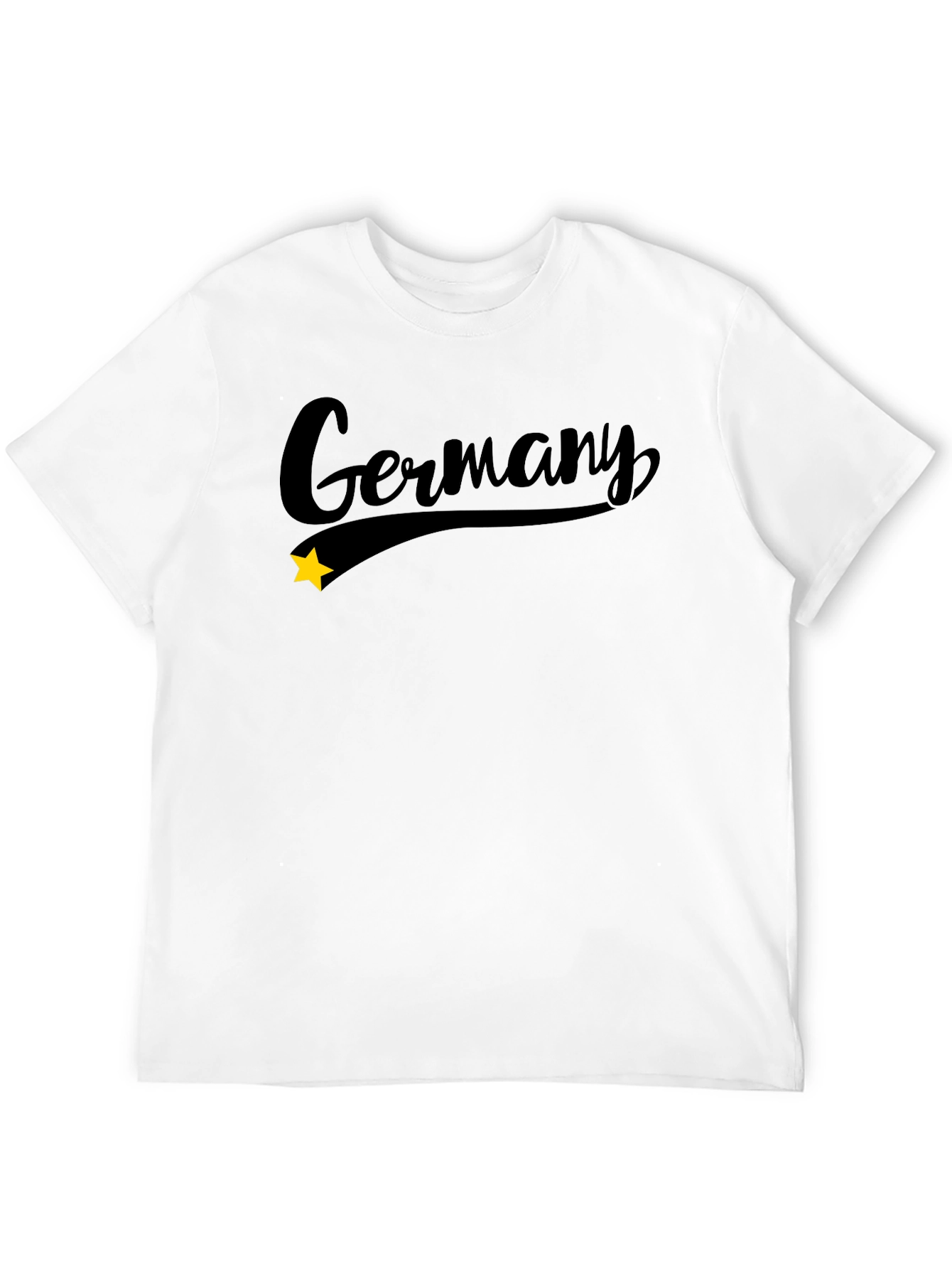 Germany Script Black T-Shirt