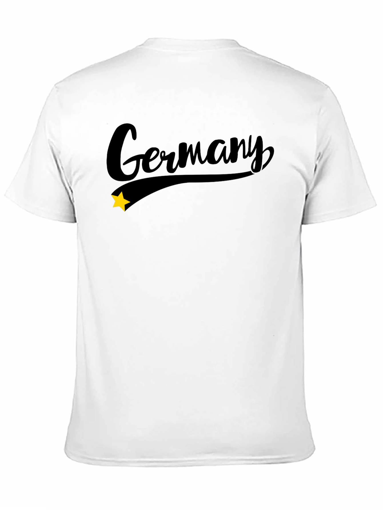 Germany Script Black T-Shirt