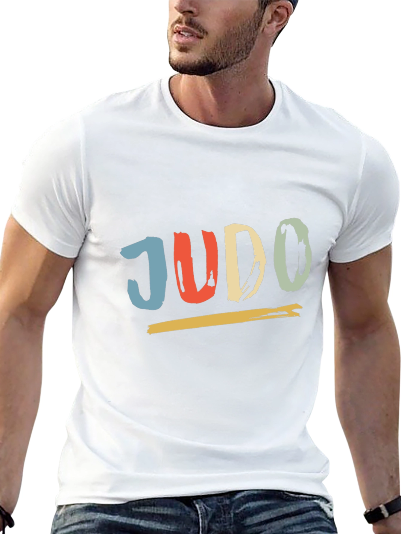 Retro Judo T-Shirt - Black