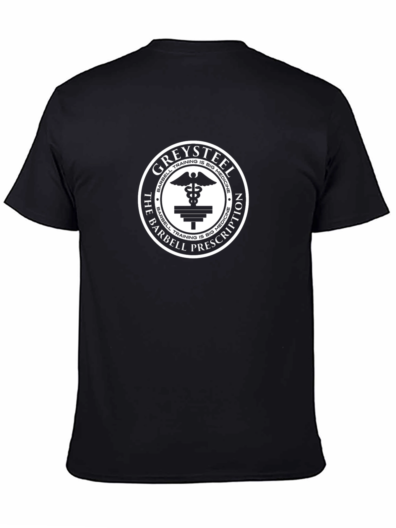 Greysteel Barbell Training Black T-Shirt