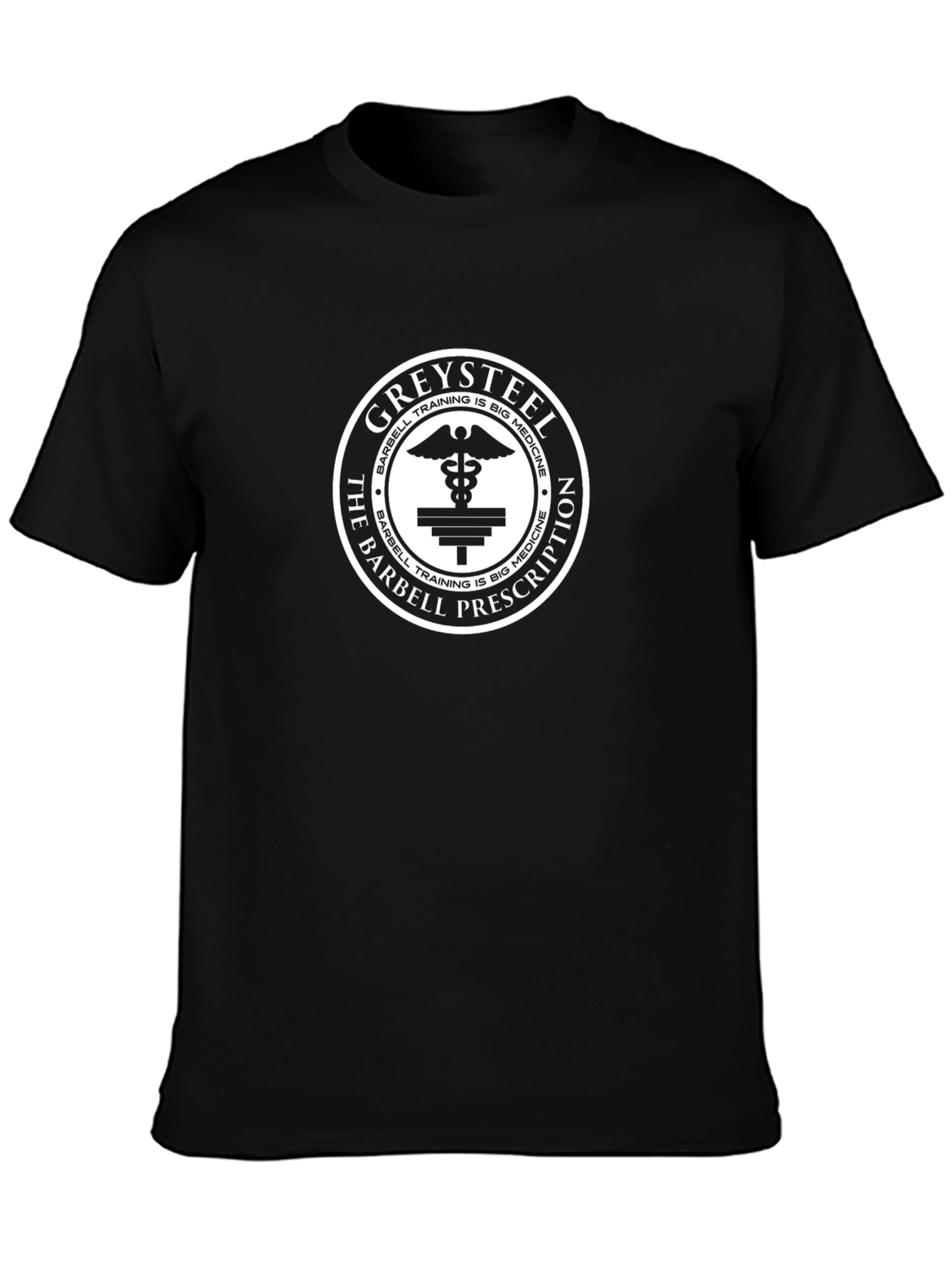 Greysteel Barbell Training Black T-Shirt