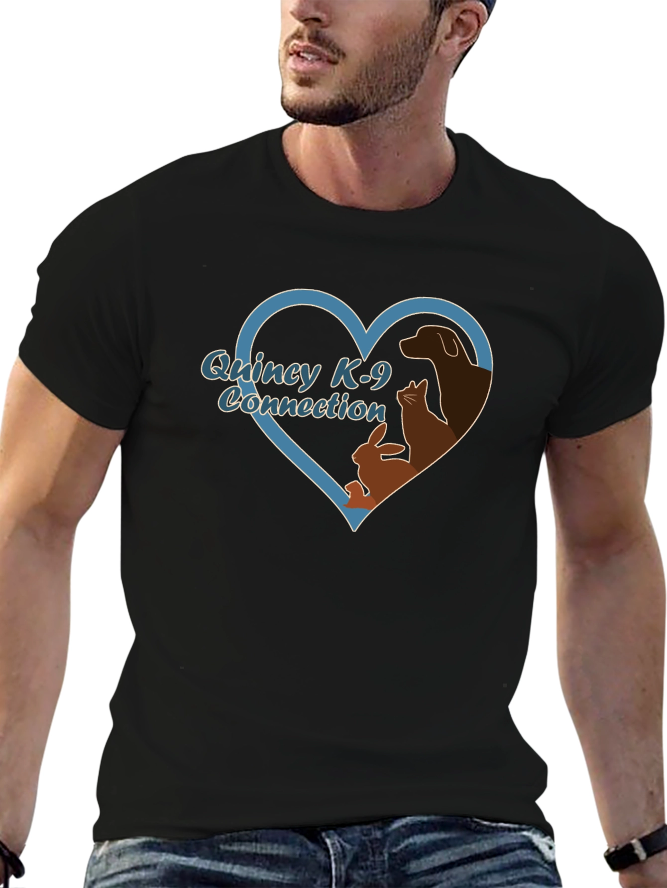 Quincy K-9 Connection T-Shirt Pet Lover Tee