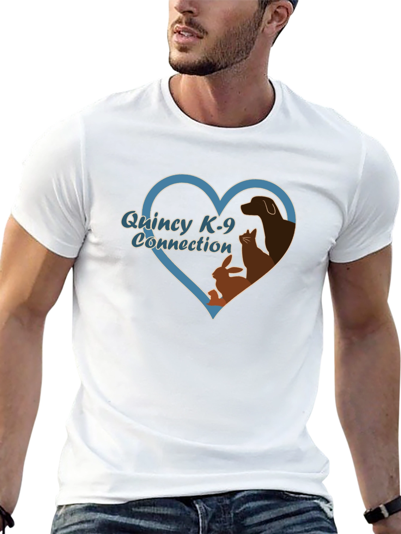 Quincy K-9 Connection T-Shirt Pet Lover Tee