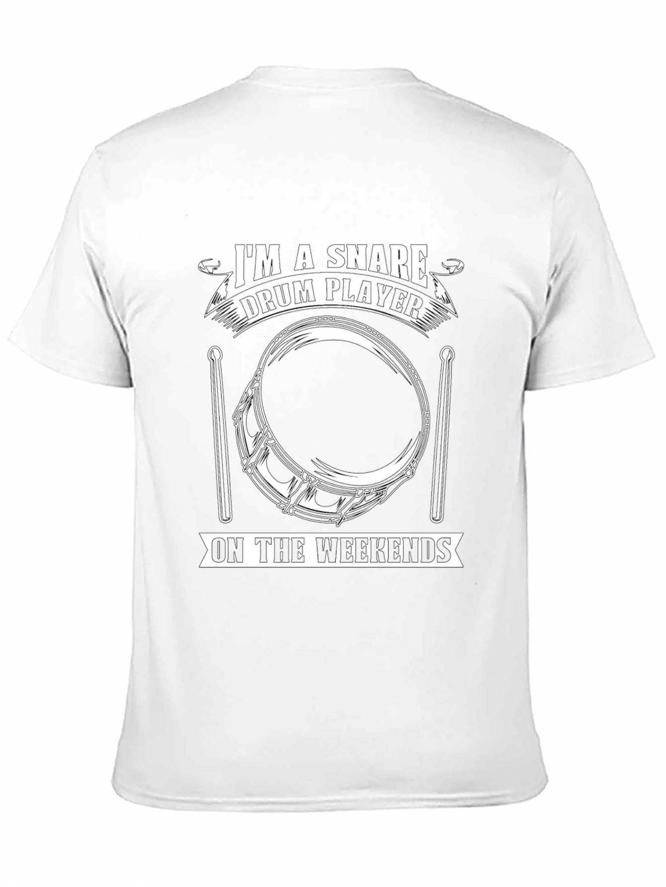 Snare Drum Player T-Shirt - Weekend Drummer Tee