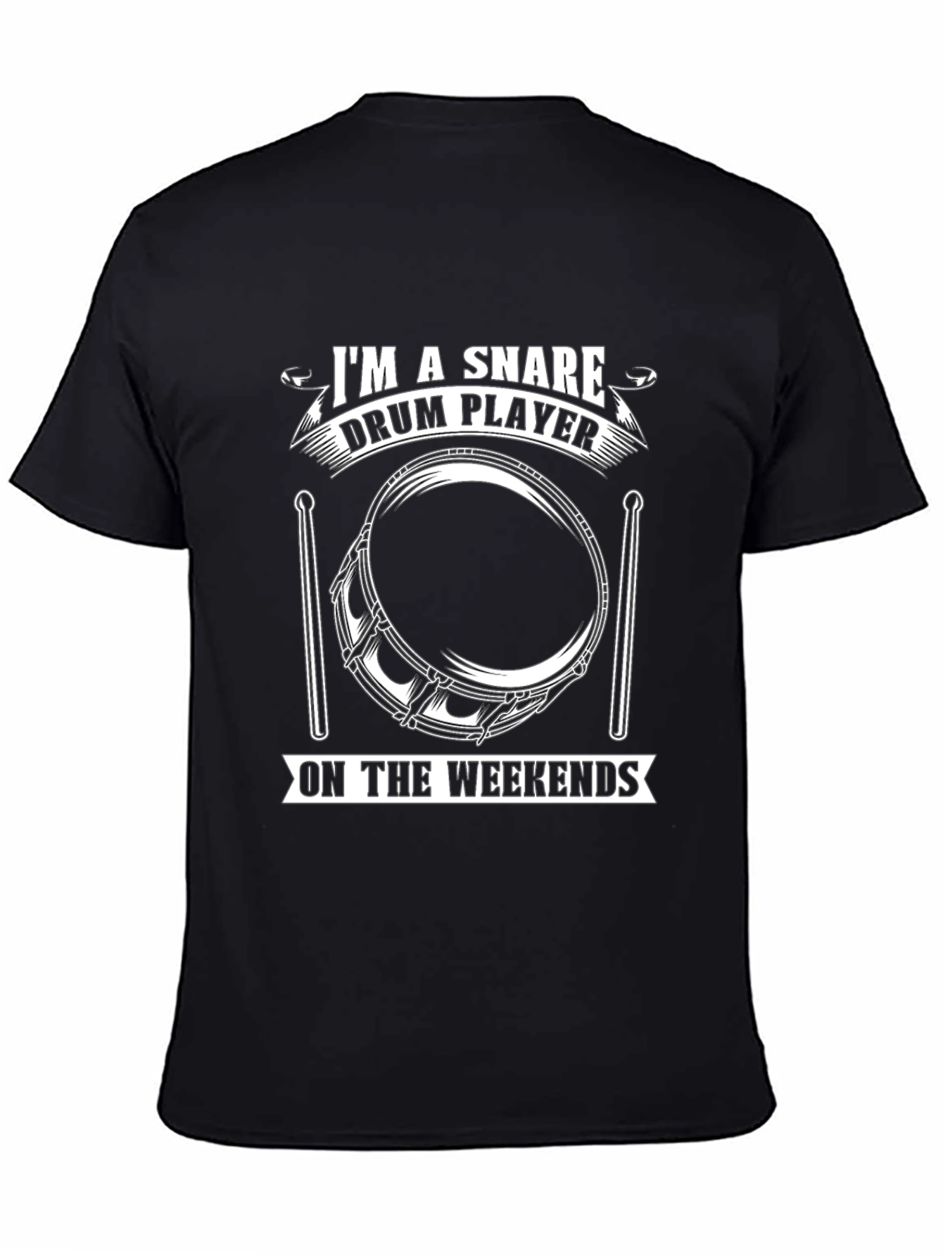 Snare Drum Player T-Shirt - Weekend Drummer Tee