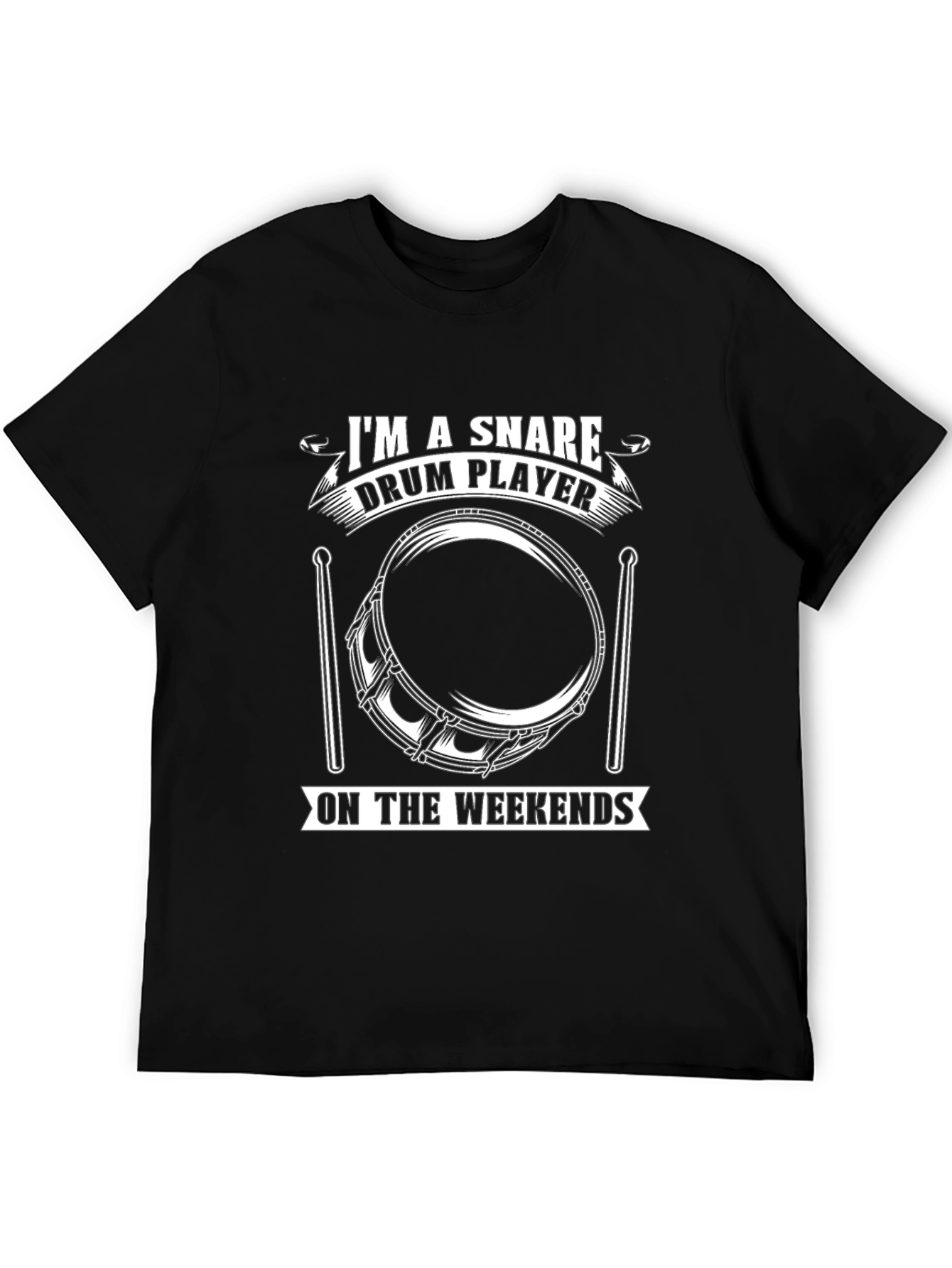 Snare Drum Player T-Shirt - Weekend Drummer Tee