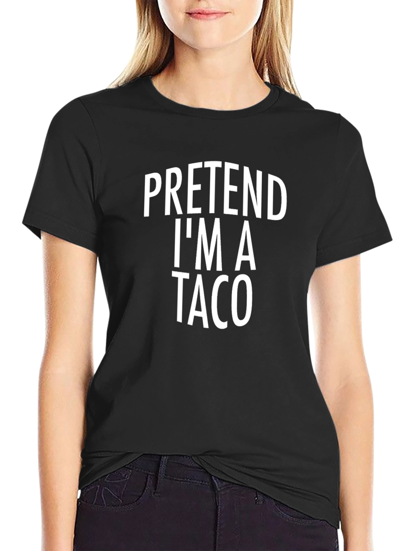 Pretend Im A Taco T-Shirt - Funny Costume Tee