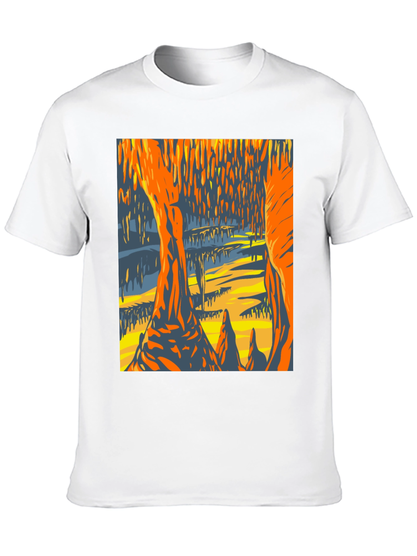 Cave Painting Graphic Tee - Unique Design
