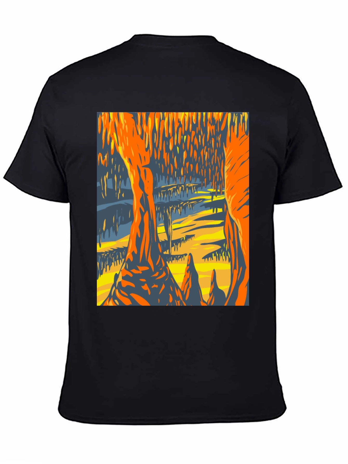 Cave Painting Graphic Tee - Unique Design