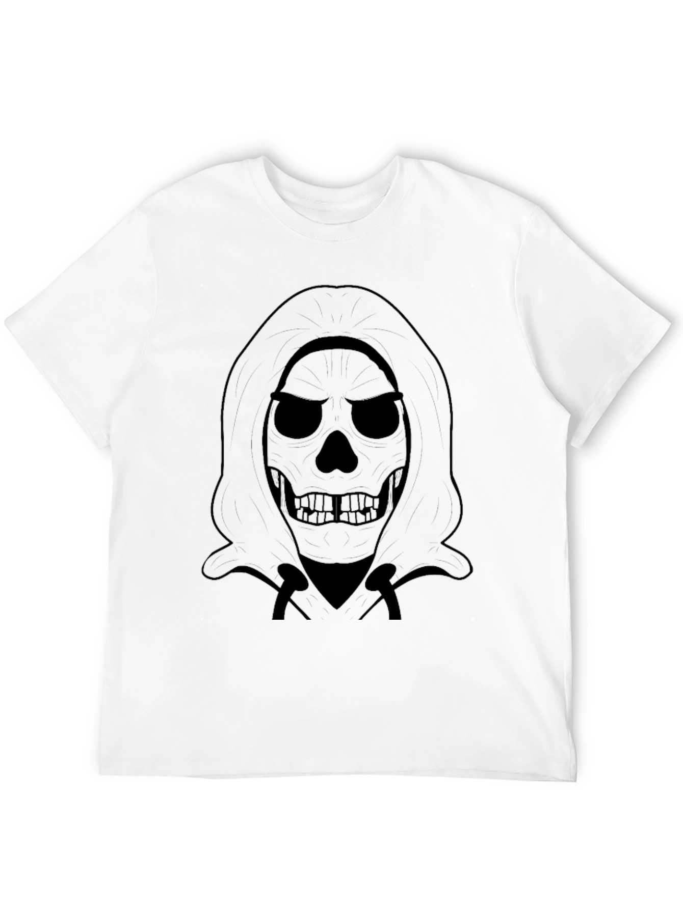 Skull Grim Reaper Graphic T-Shirt