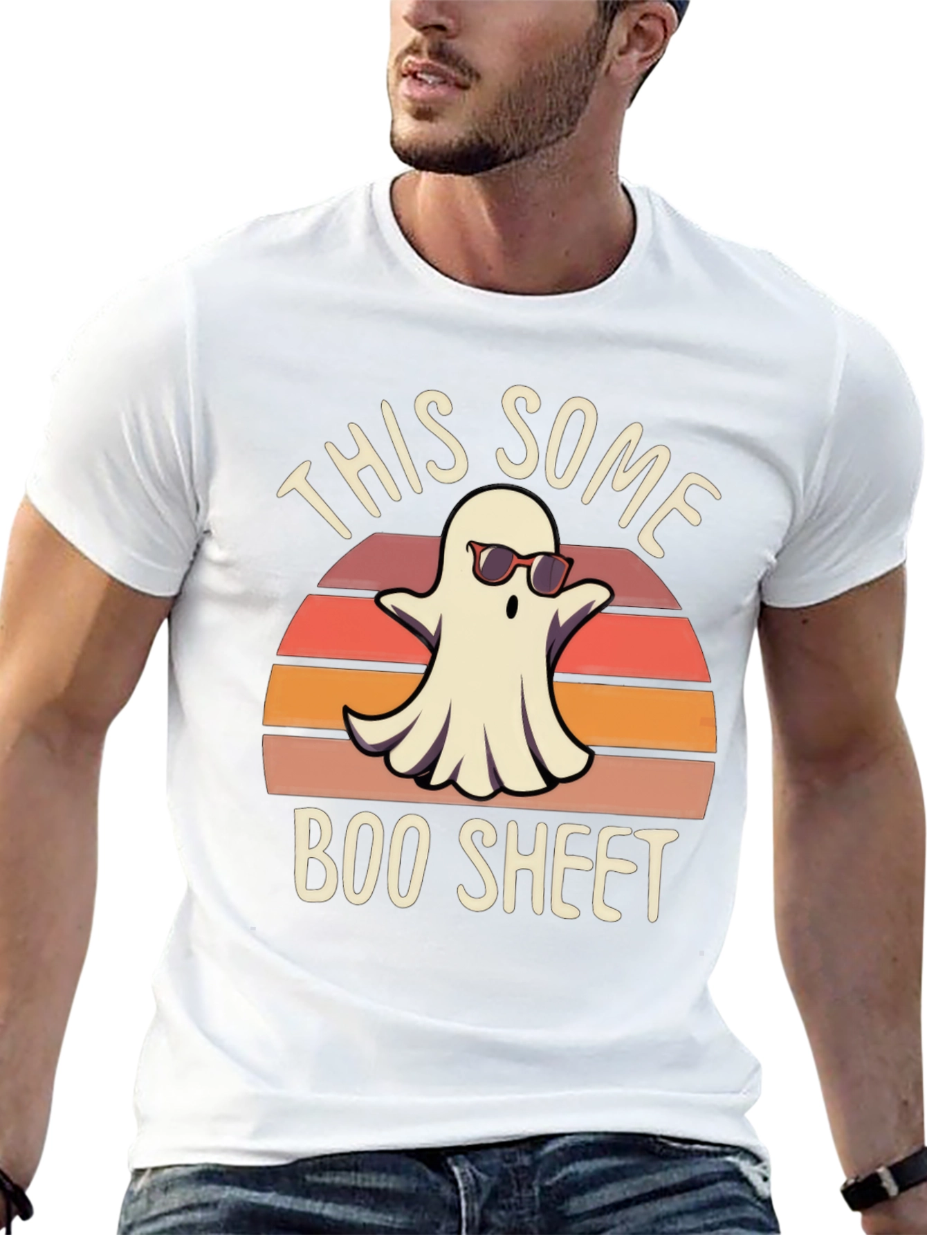 Boo Sheet Ghost Graphic T-Shirt