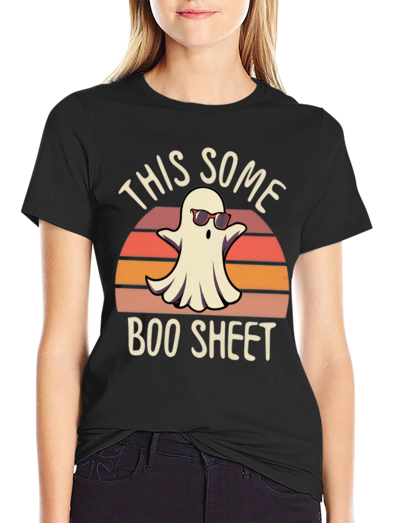Boo Sheet Ghost Graphic T-Shirt