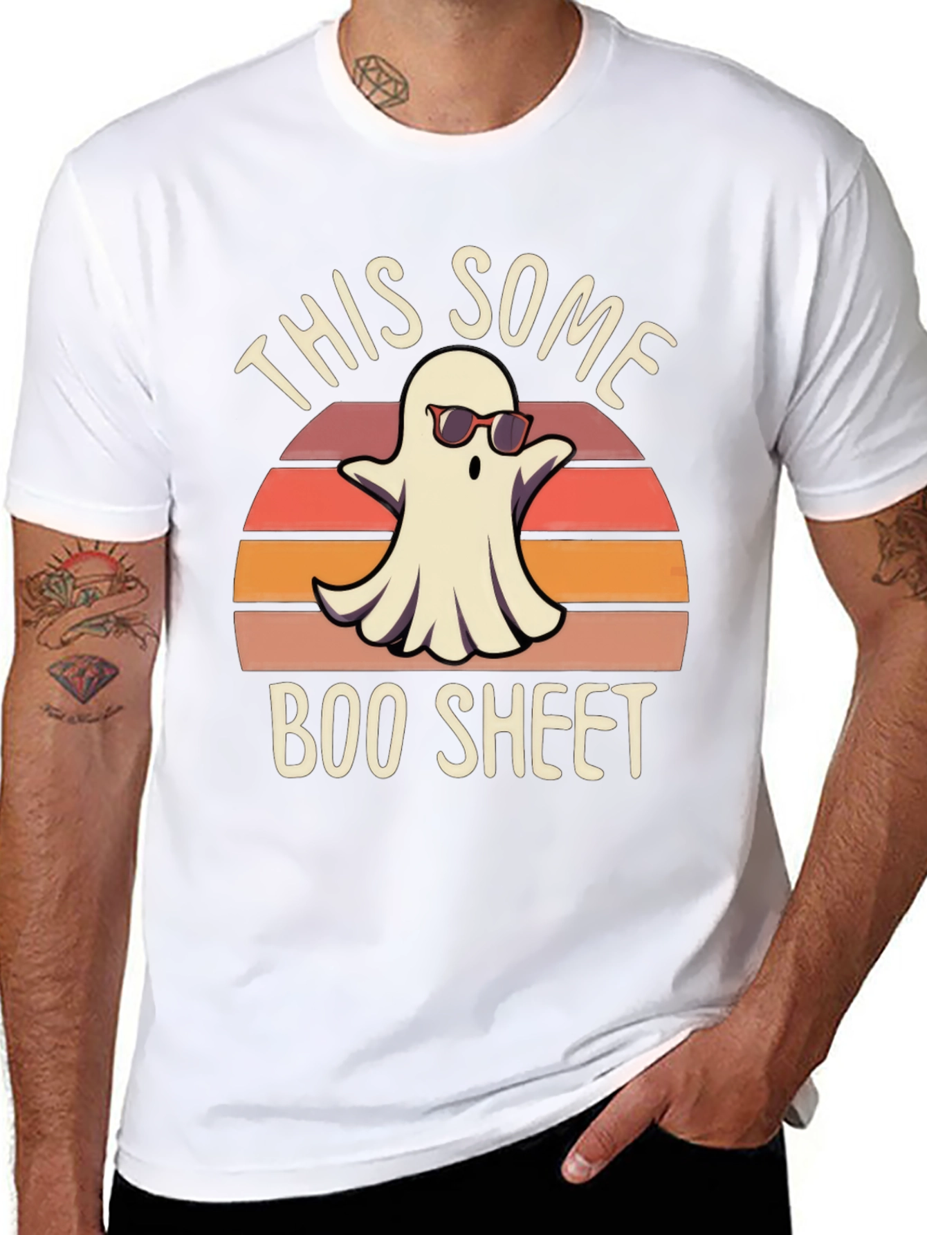 Boo Sheet Ghost Graphic T-Shirt