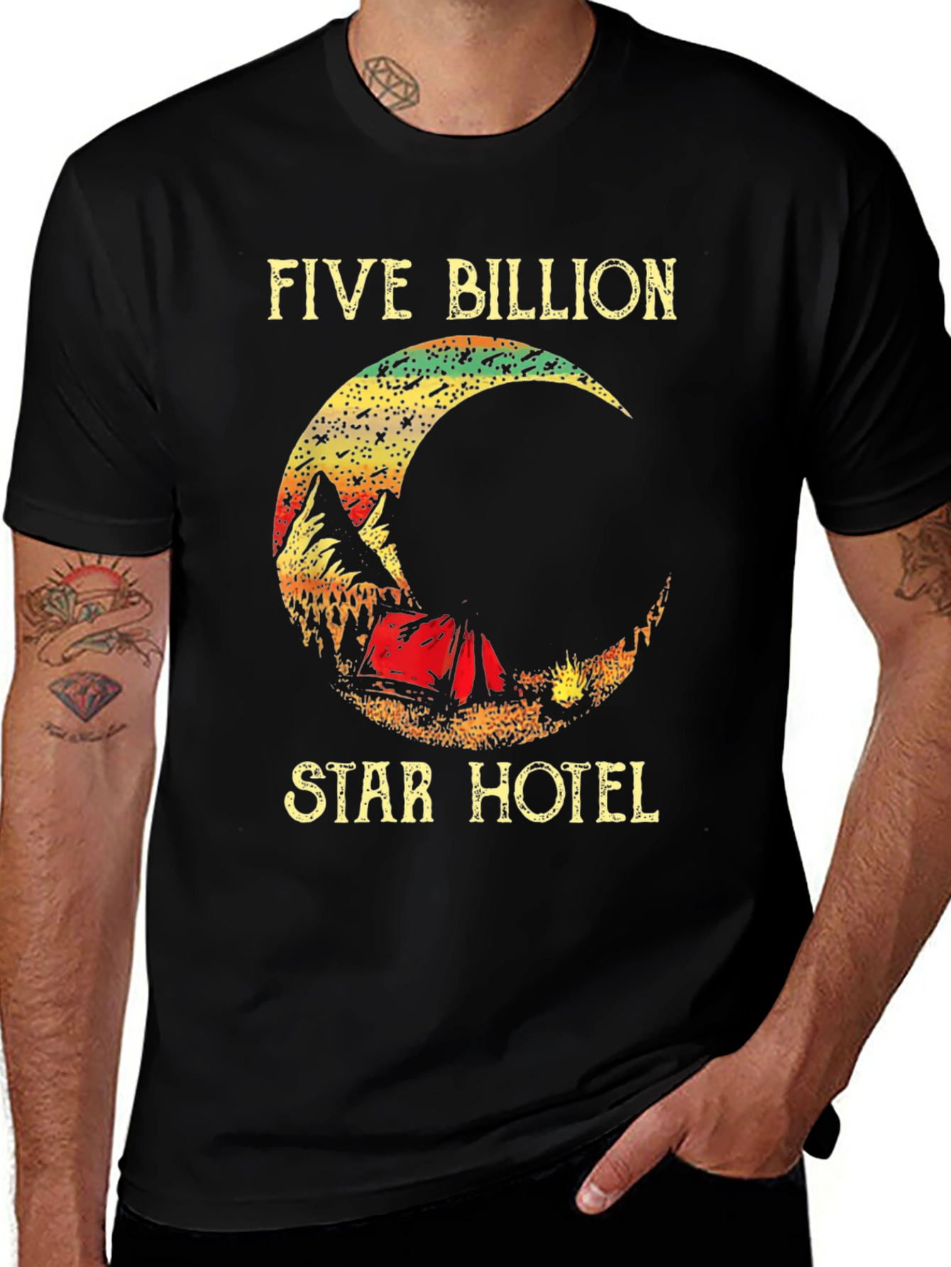 Five Billion Star Hotel Graphic T-Shirt