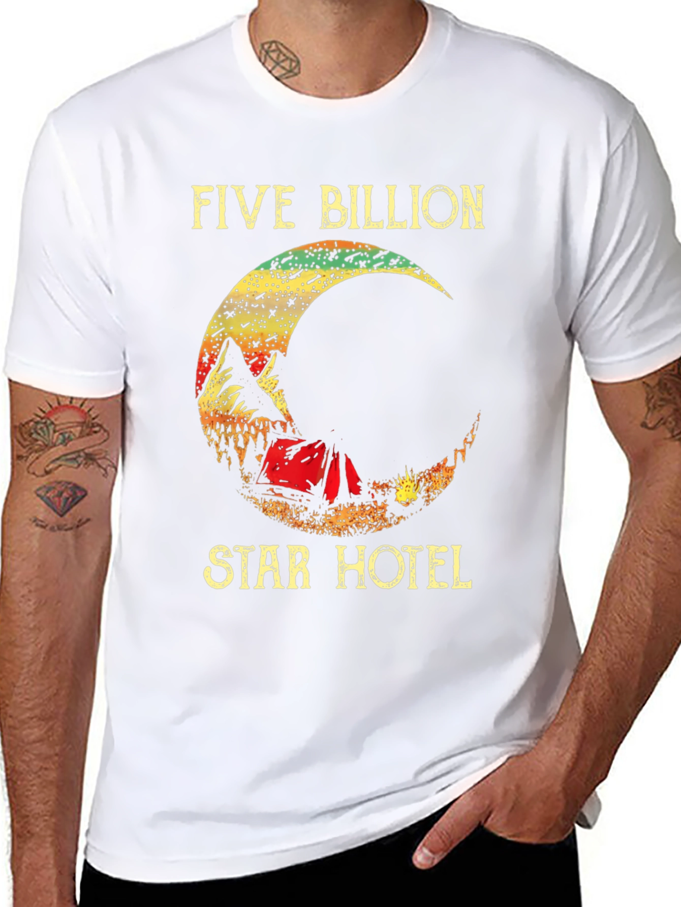Five Billion Star Hotel Graphic T-Shirt