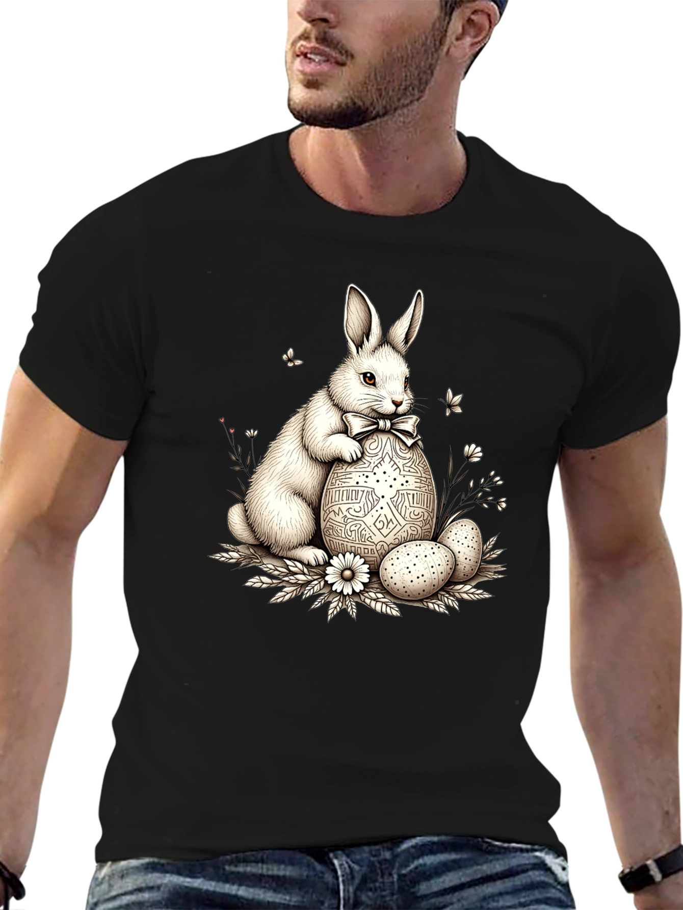 Easter Bunny T-Shirt - Cute Rabbit Egg Design