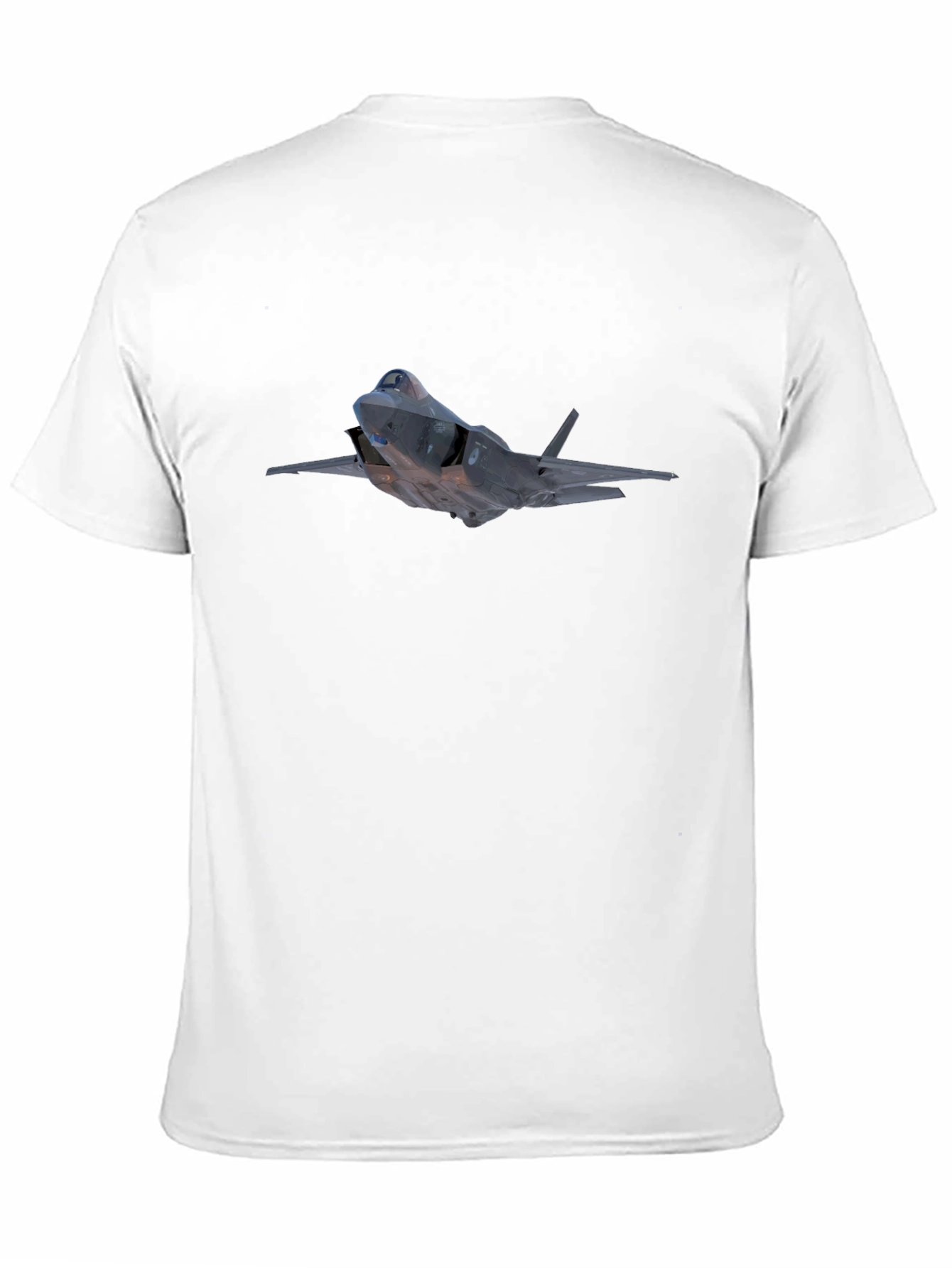 Jet Plane Graphic Black T-Shirt