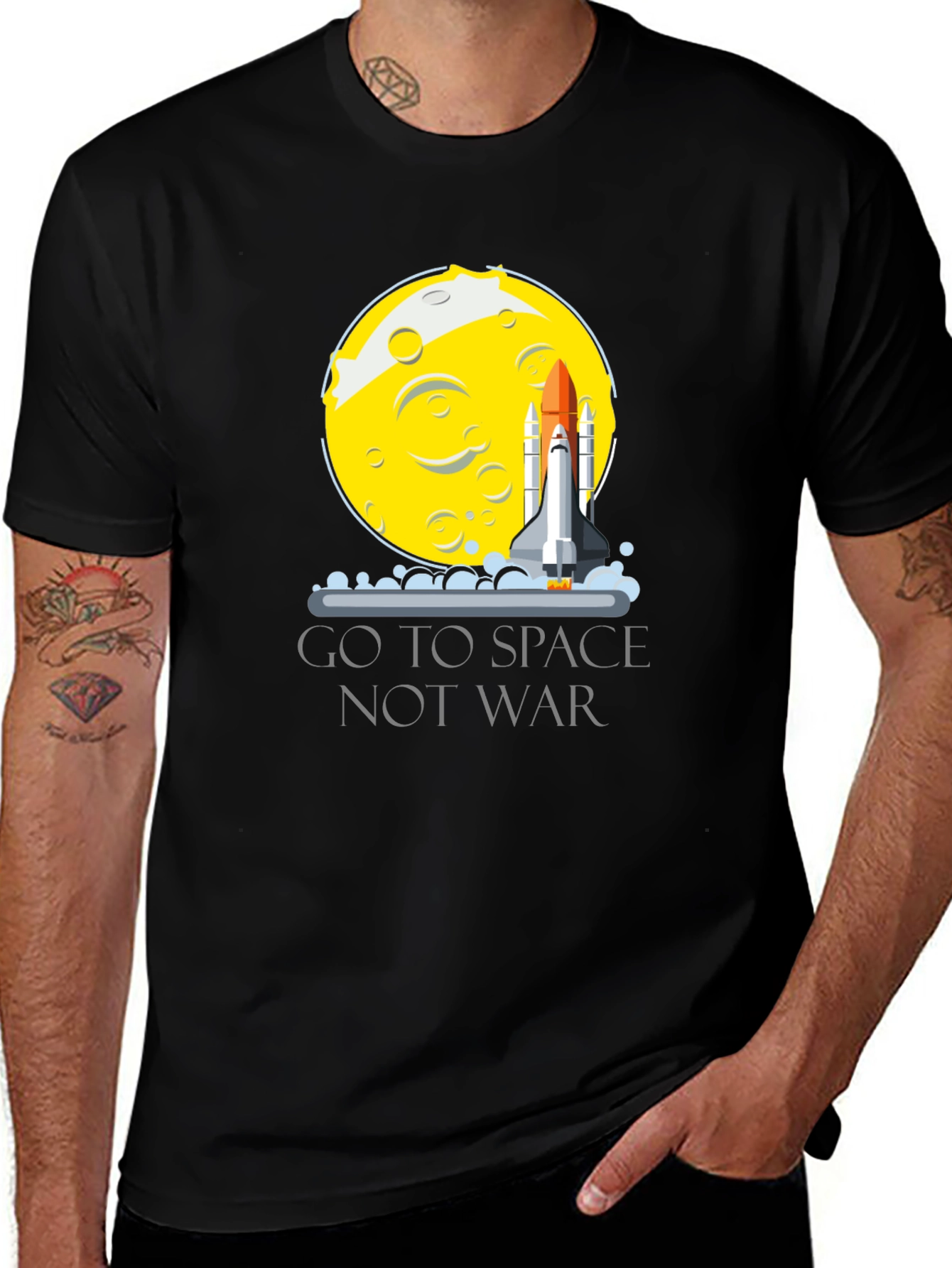 Go To Space Not War T-Shirt