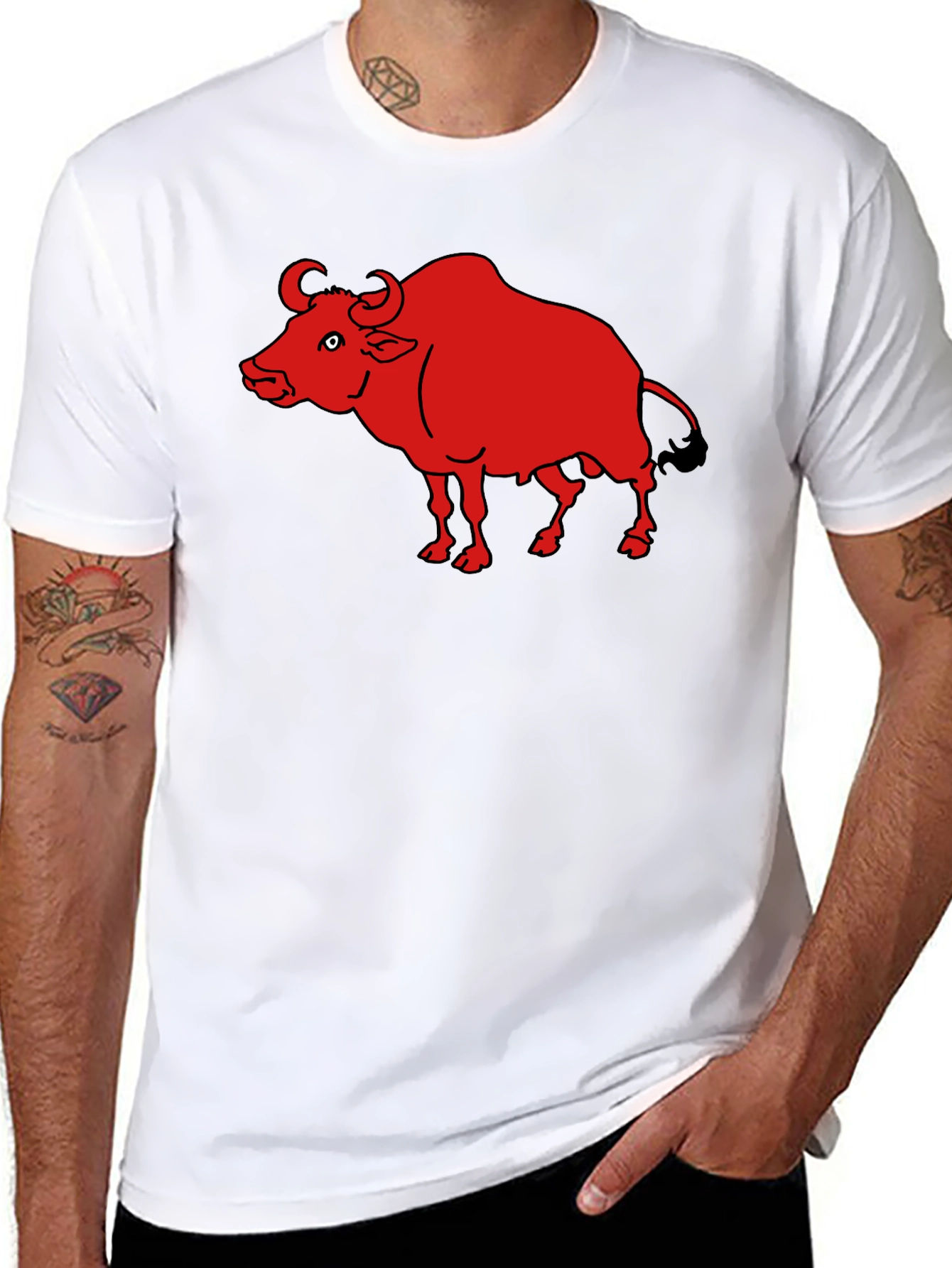 Red Bull Graphic T-Shirt - Black Cotton Tee