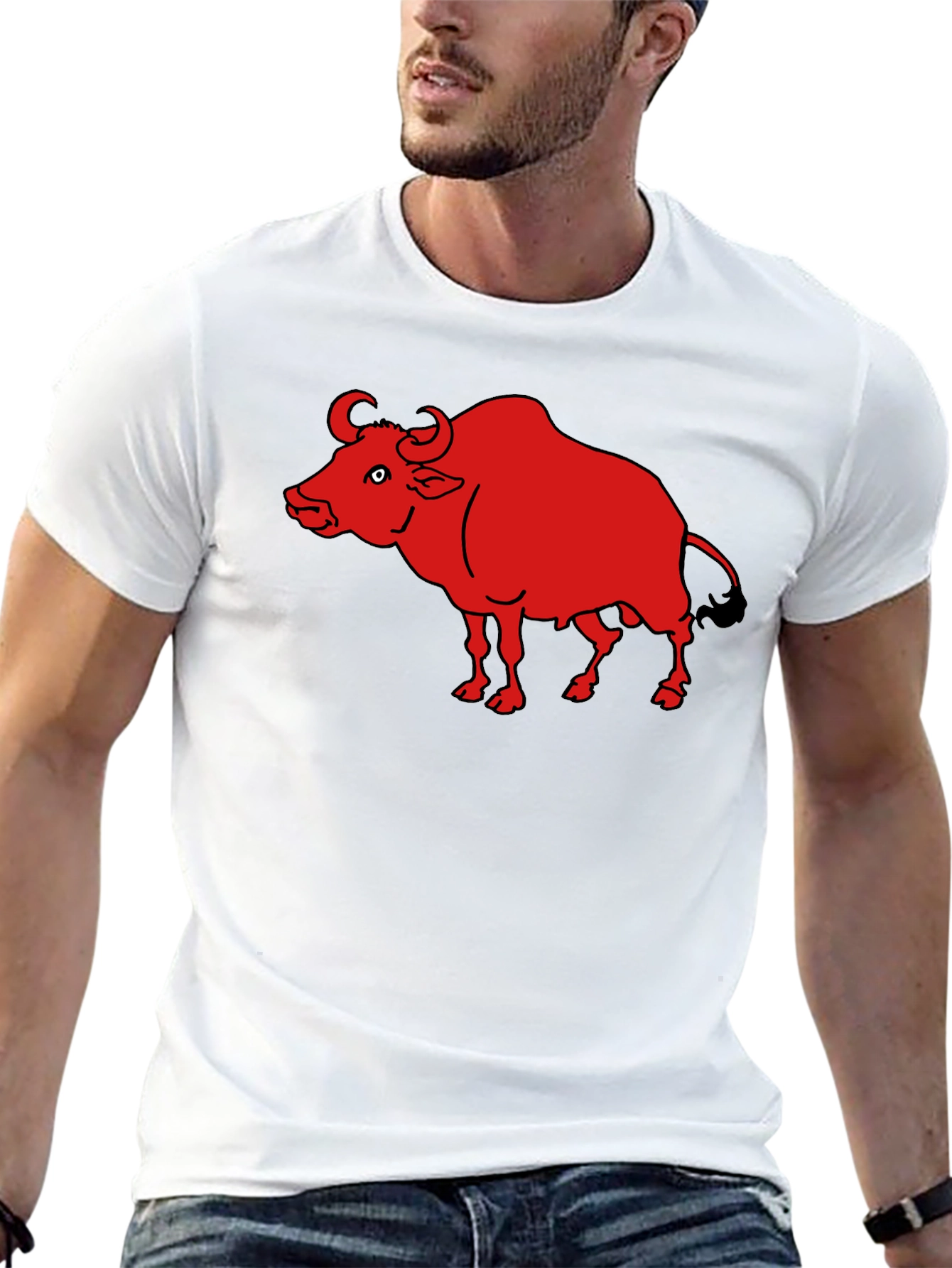 Red Bull Graphic T-Shirt - Black Cotton Tee