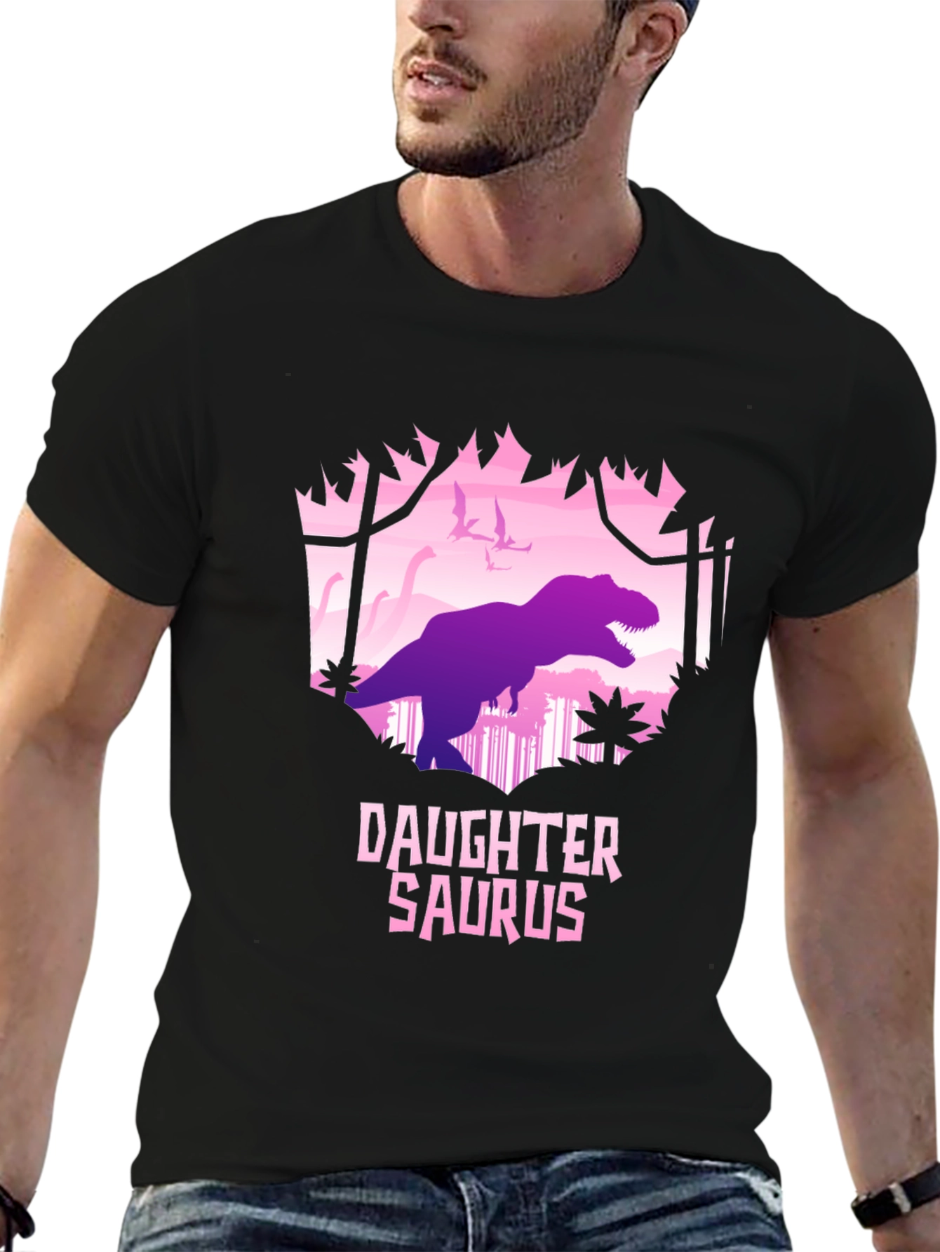 Daughter Saurus T-Shirt - Dinosaur Tee