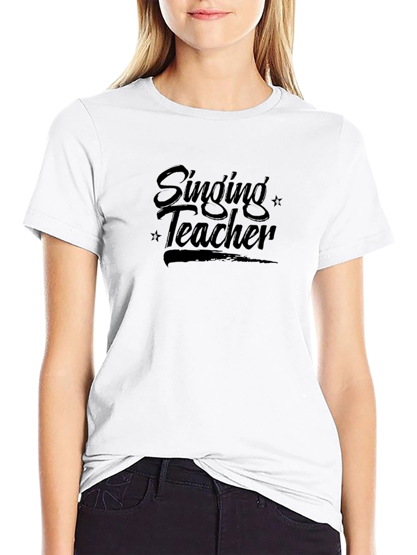 Singing Teacher Black T-Shirt