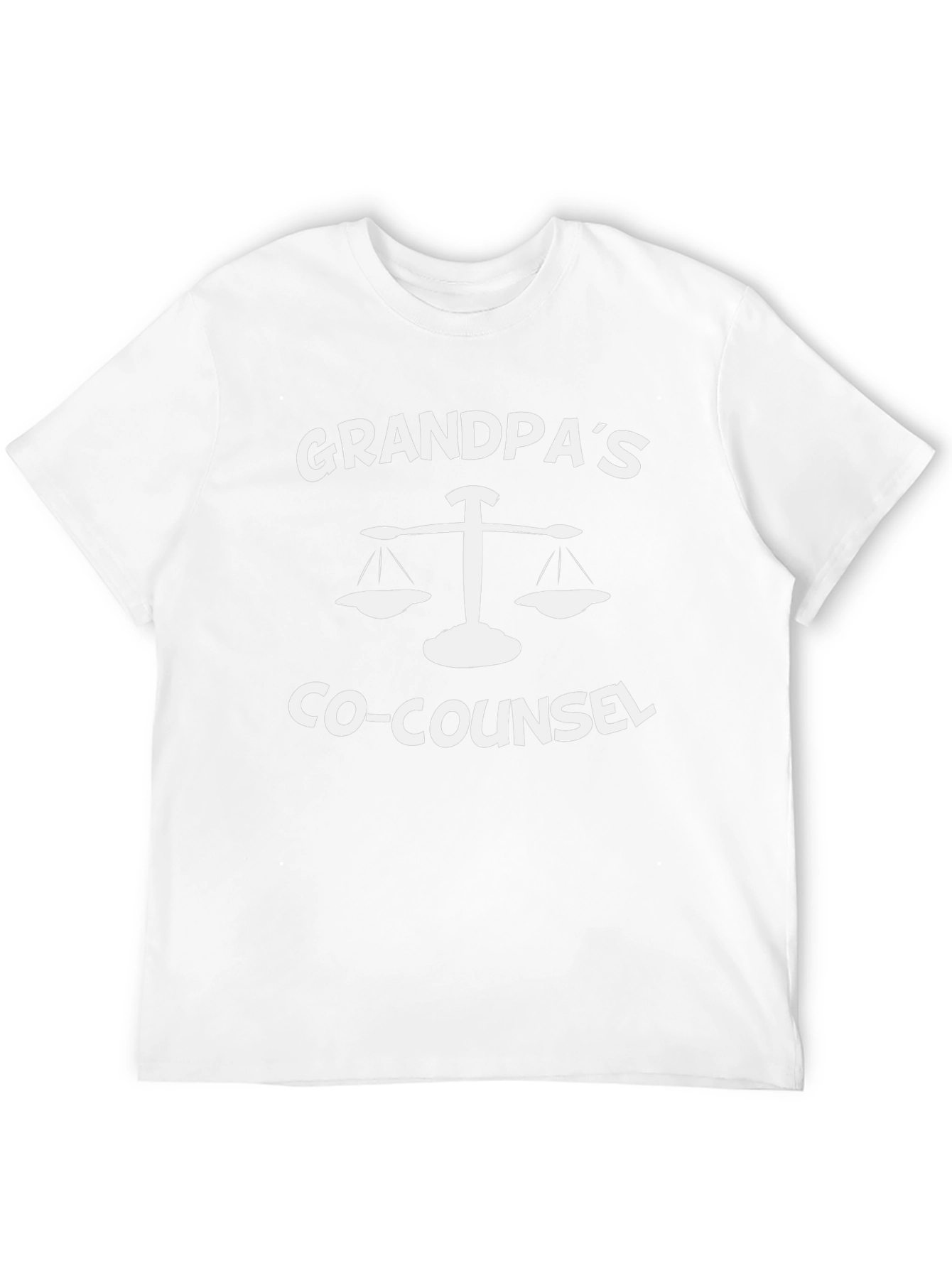 Grandpas Co-Counsel Black Graphic T-Shirt