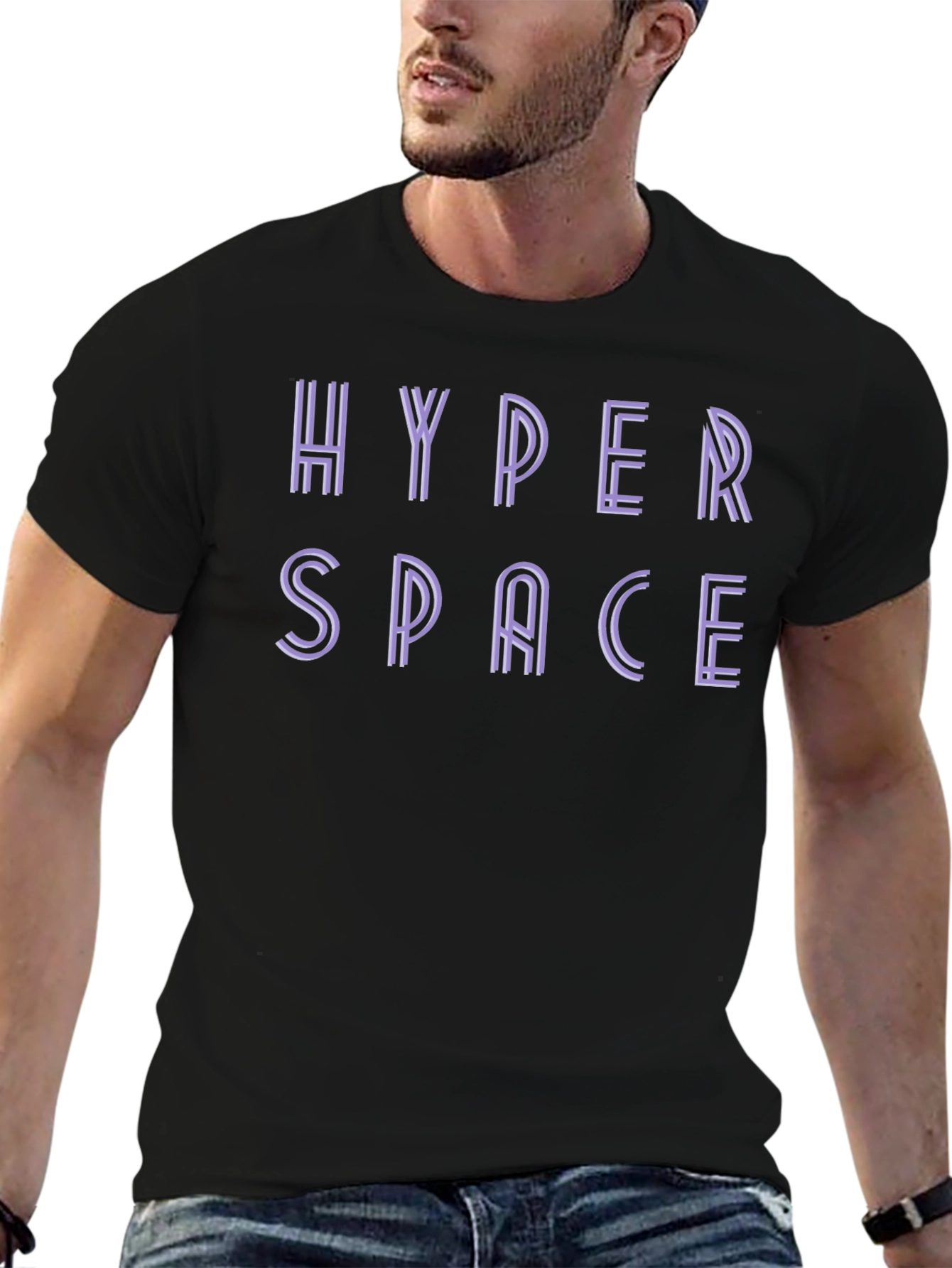 Hyper Space Graphic Tee - Soft Cotton Blend
