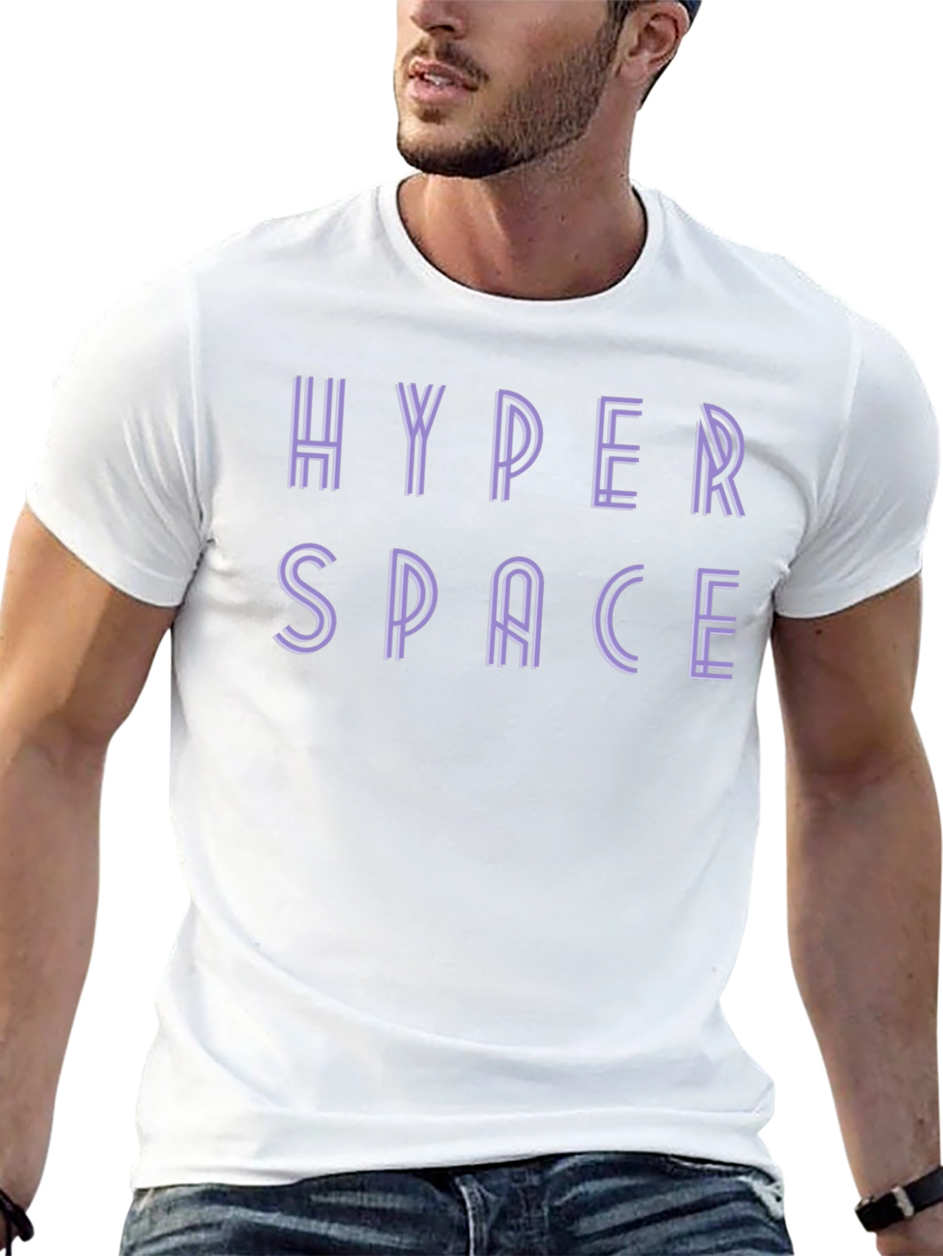 Hyper Space Graphic Tee - Soft Cotton Blend
